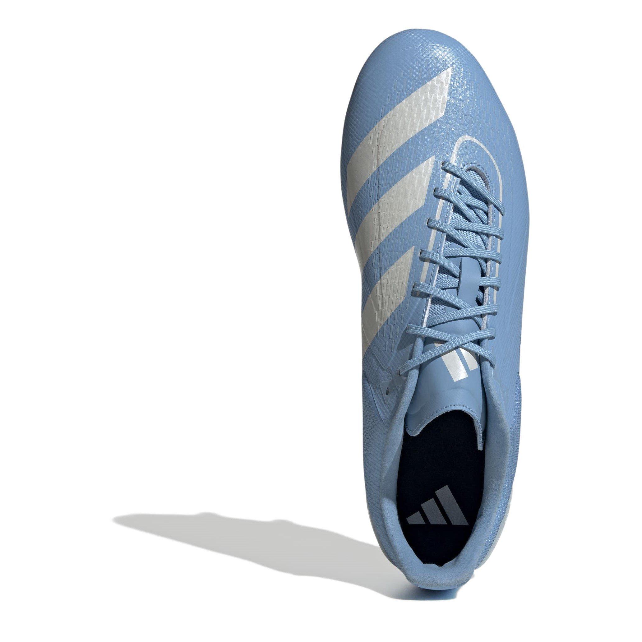 Blue/White - adidas - Adizero RS15 Ultimate Soft Ground Rugby Boots - 5