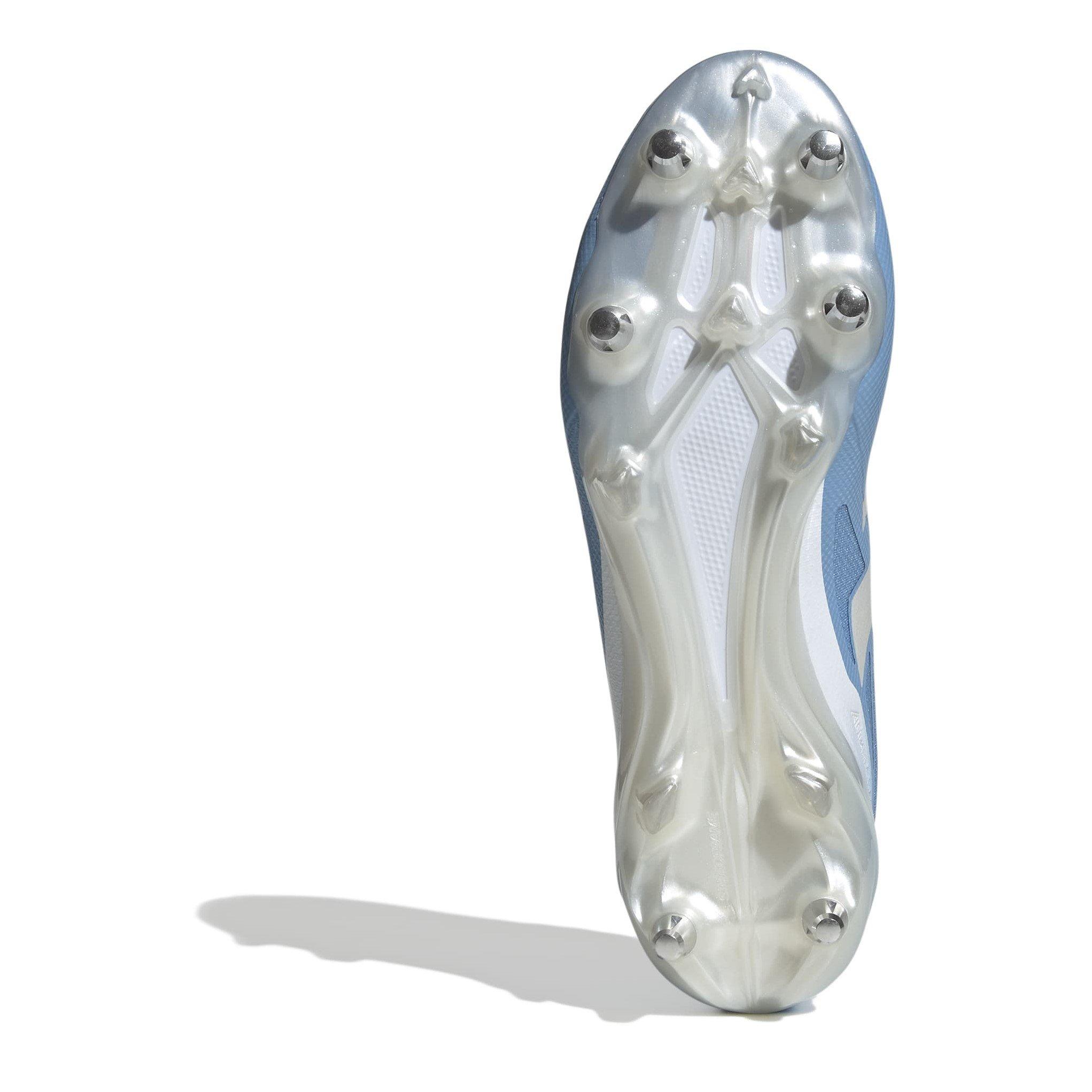 Blue/White - adidas - Adizero RS15 Ultimate Soft Ground Rugby Boots - 6