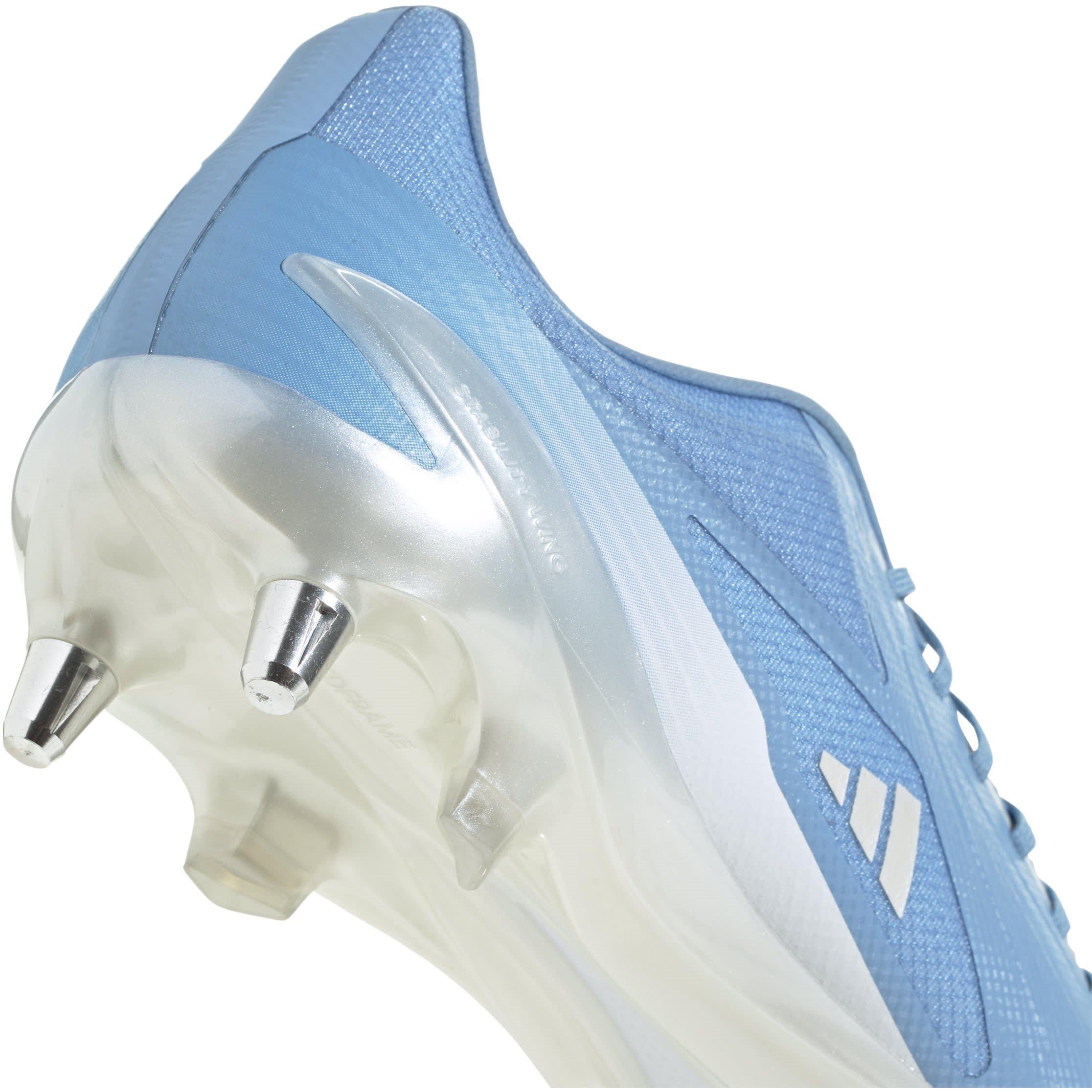 Blue/White - adidas - Adizero RS15 Ultimate Soft Ground Rugby Boots - 7