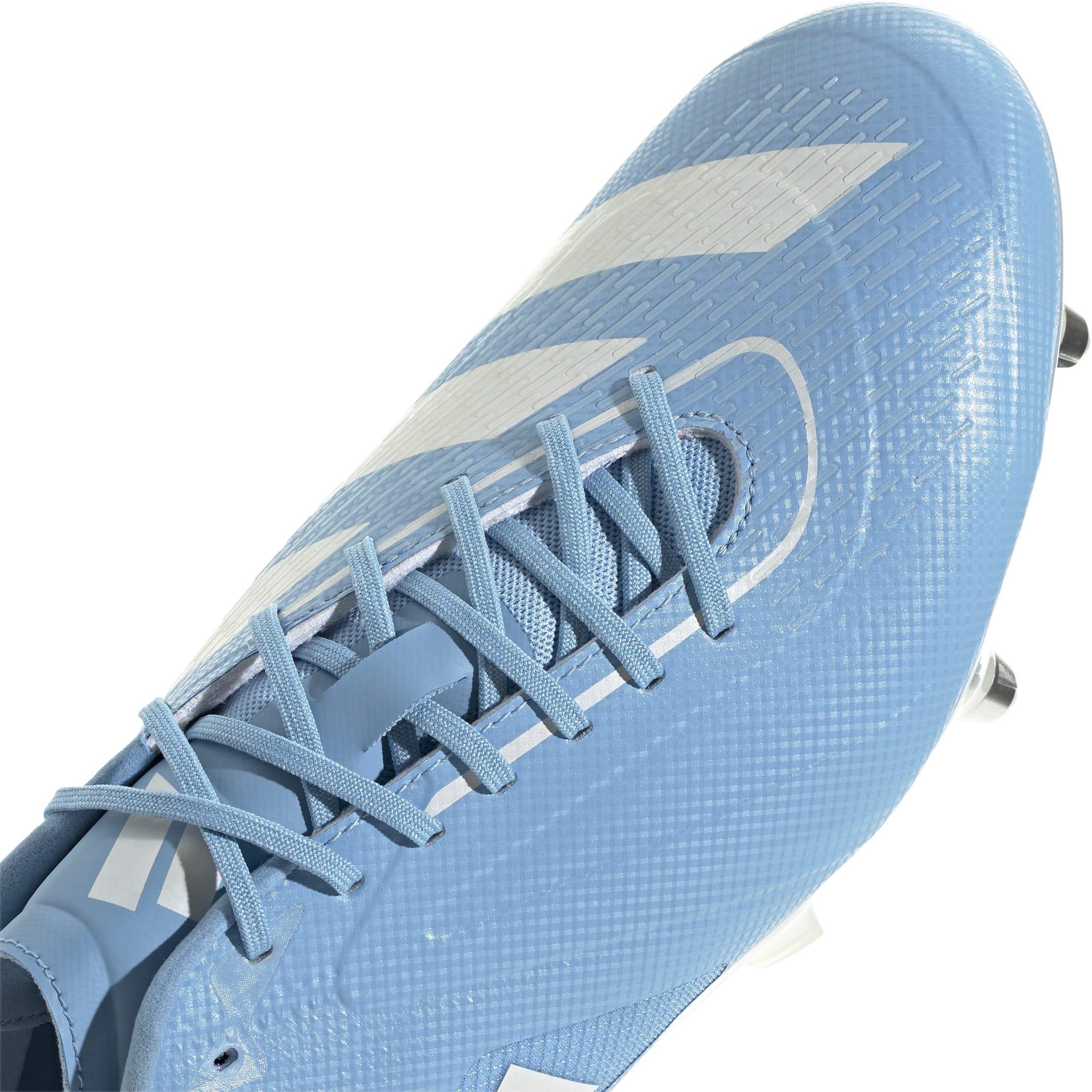 Blue/White - adidas - Adizero RS15 Ultimate Soft Ground Rugby Boots - 8