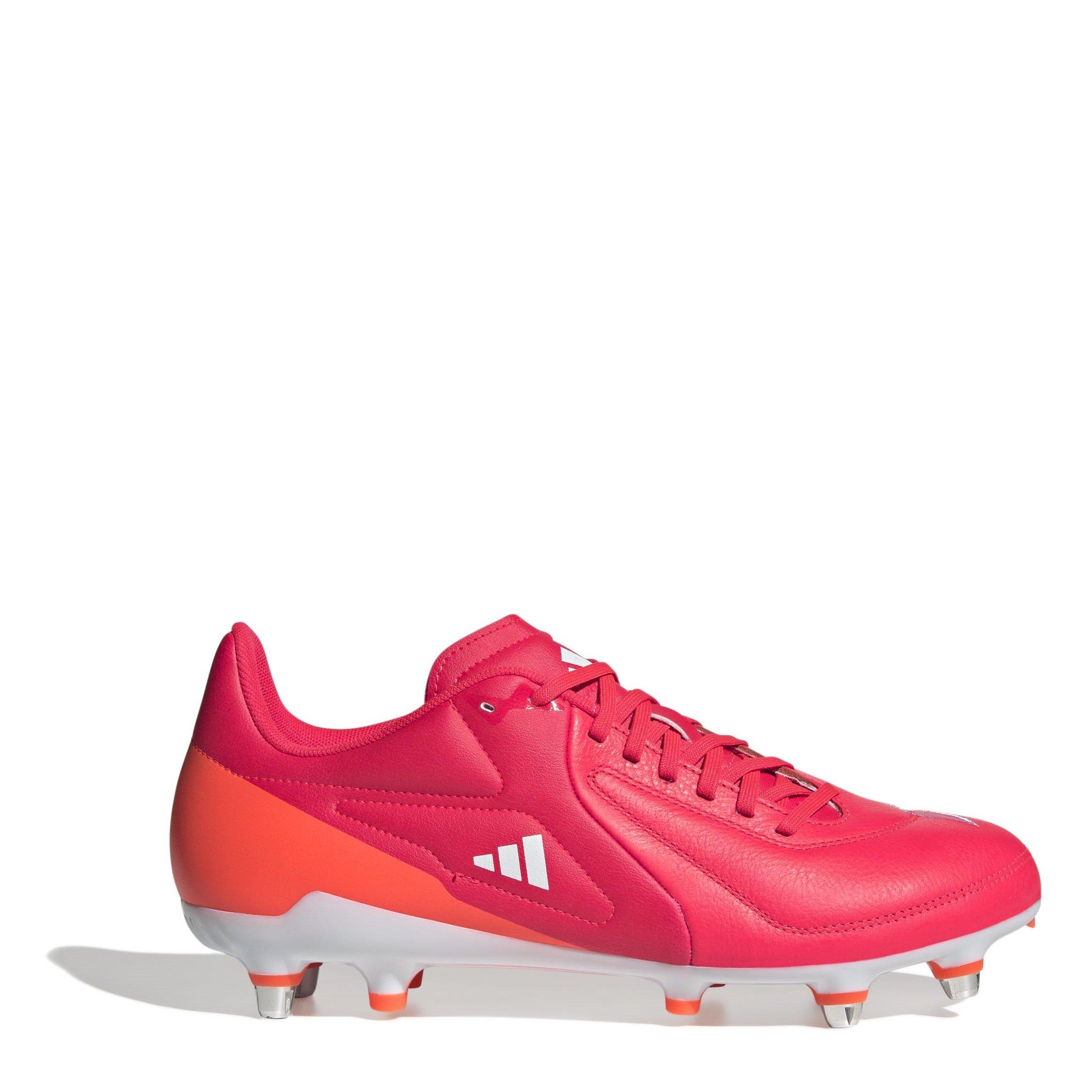 Adidas Men's Adizero Rs15 Elite Adults Soft Ground Rugby Boots - Luc Red/Ftwr - 12 (47.3)