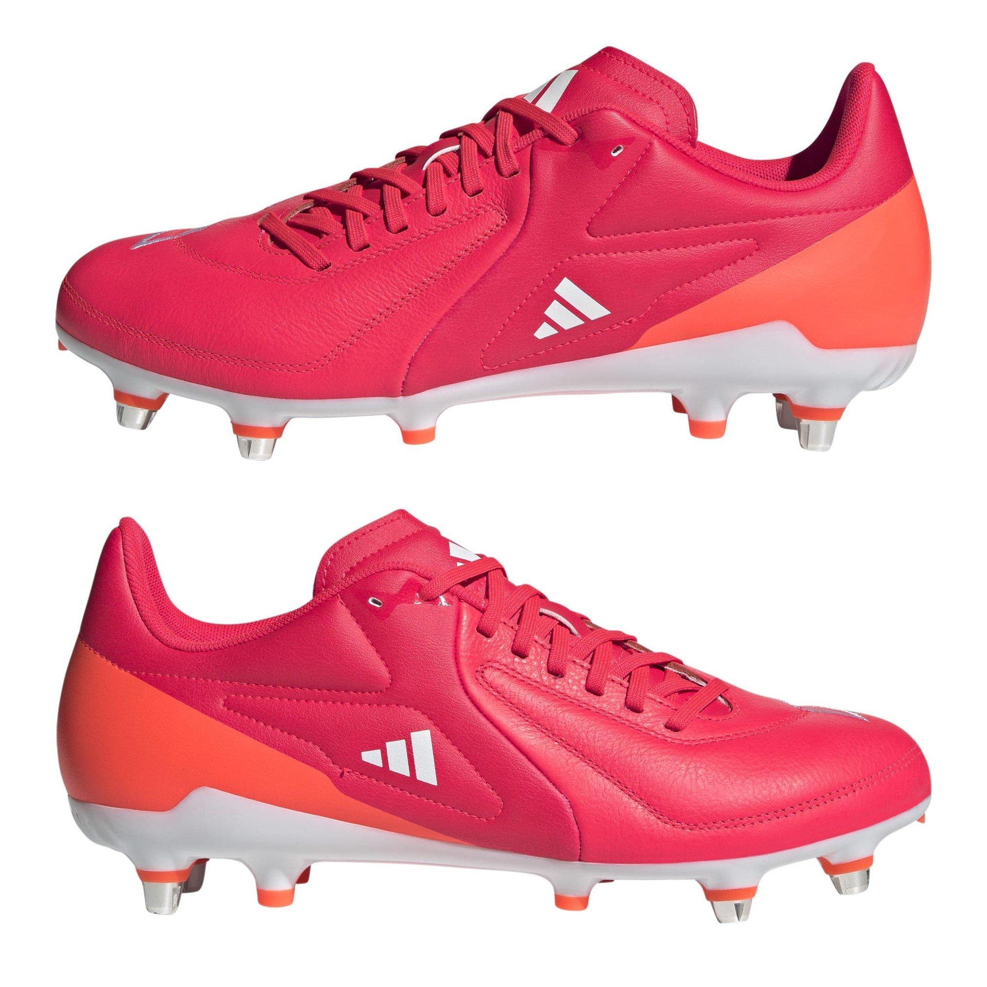 Luc Red/Ftwr - adidas - Adizero RS15 Elite Adults Soft Ground Rugby Boots - 9