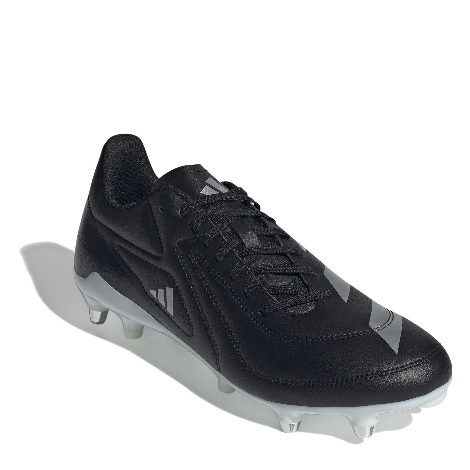 Black/White - adidas - RS15 Soft Ground Rugby Boots - 3