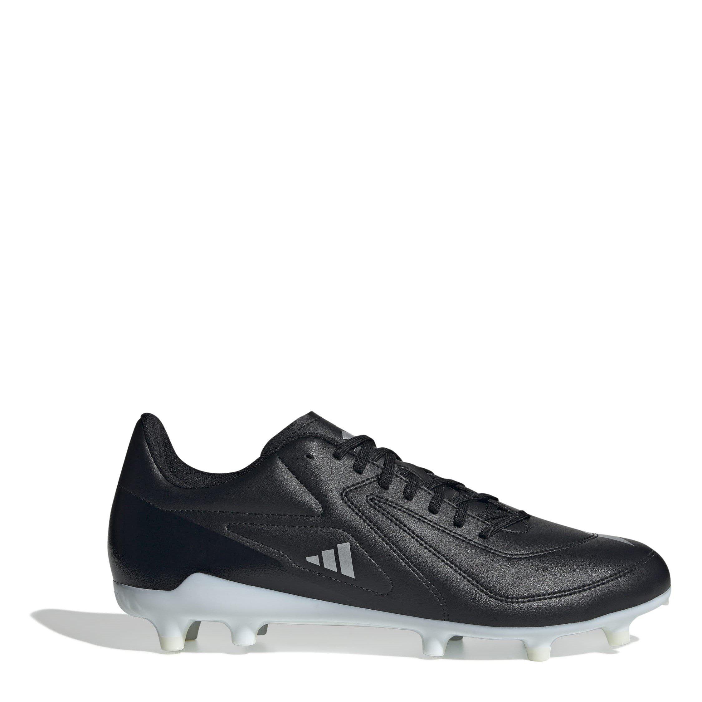 Adidas Men's Rs15 Soft Ground Rugby Boots - Black/White - 7.5 (41.3)