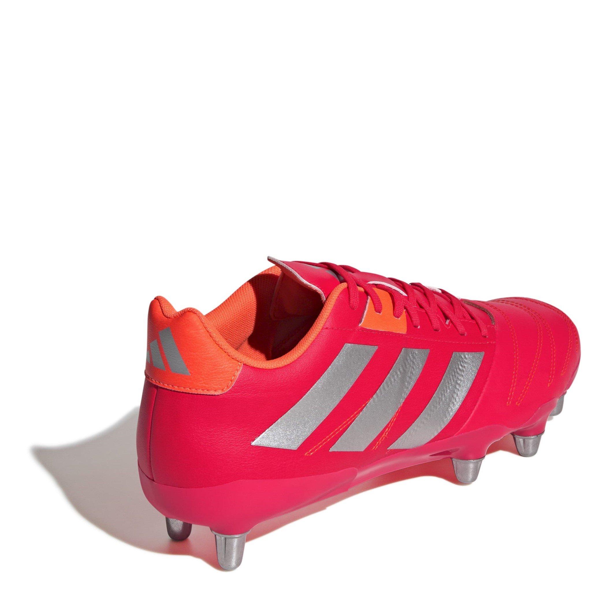 Luc Red/Ftwr - adidas - Kakari Elite Adults Soft Ground Rugby Boots - 4