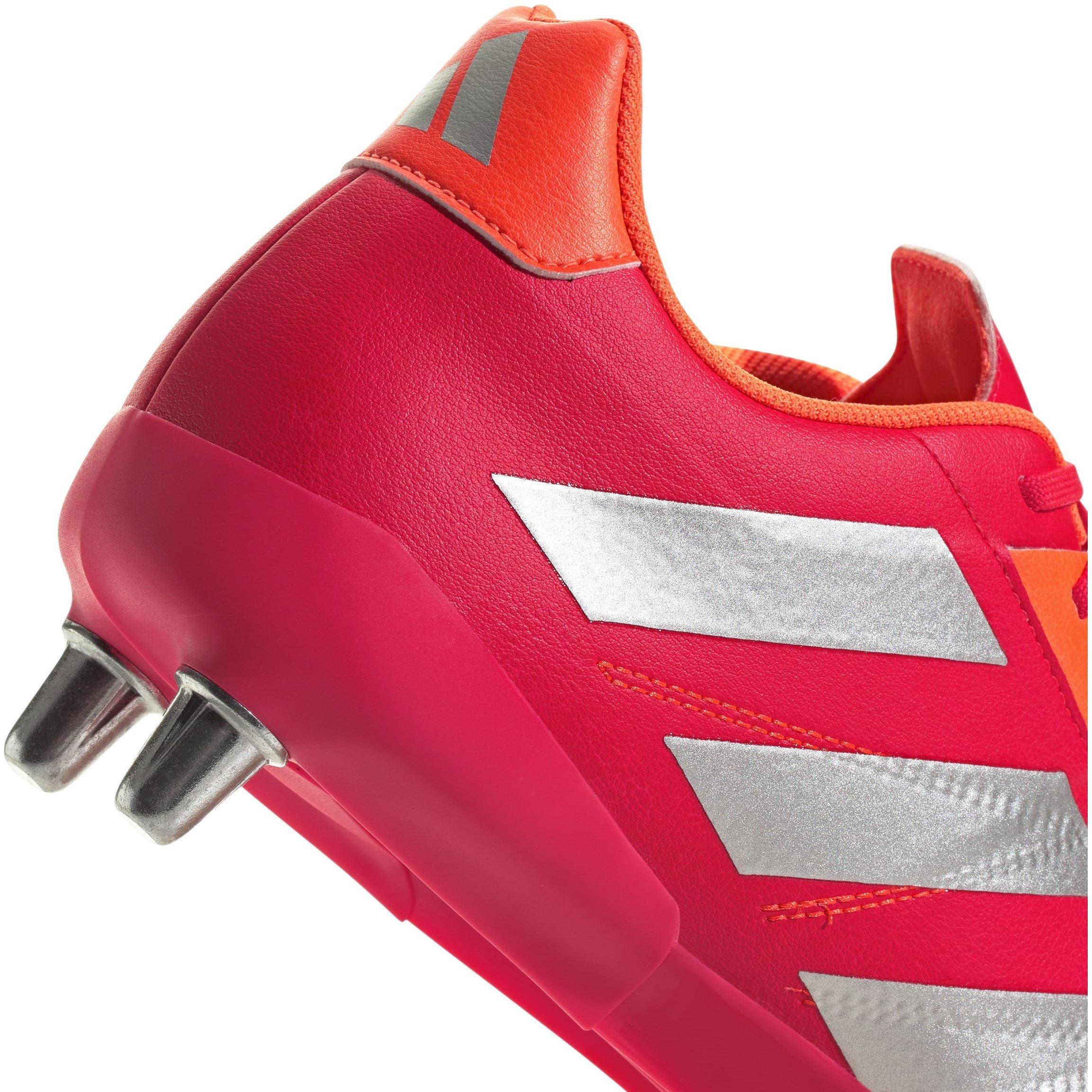 Luc Red/Ftwr - adidas - Kakari Elite Adults Soft Ground Rugby Boots - 7