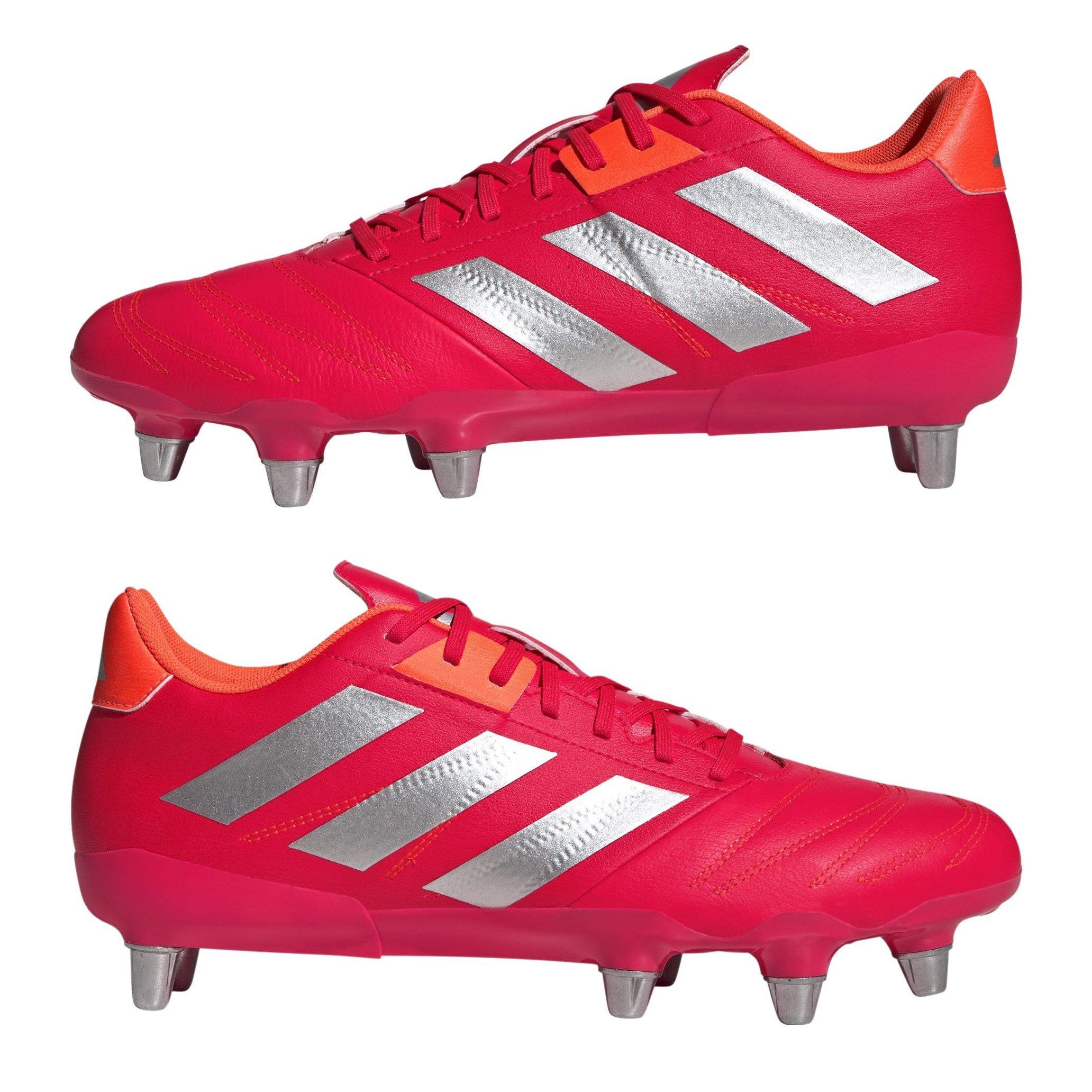 Luc Red/Ftwr - adidas - Kakari Elite Adults Soft Ground Rugby Boots - 9