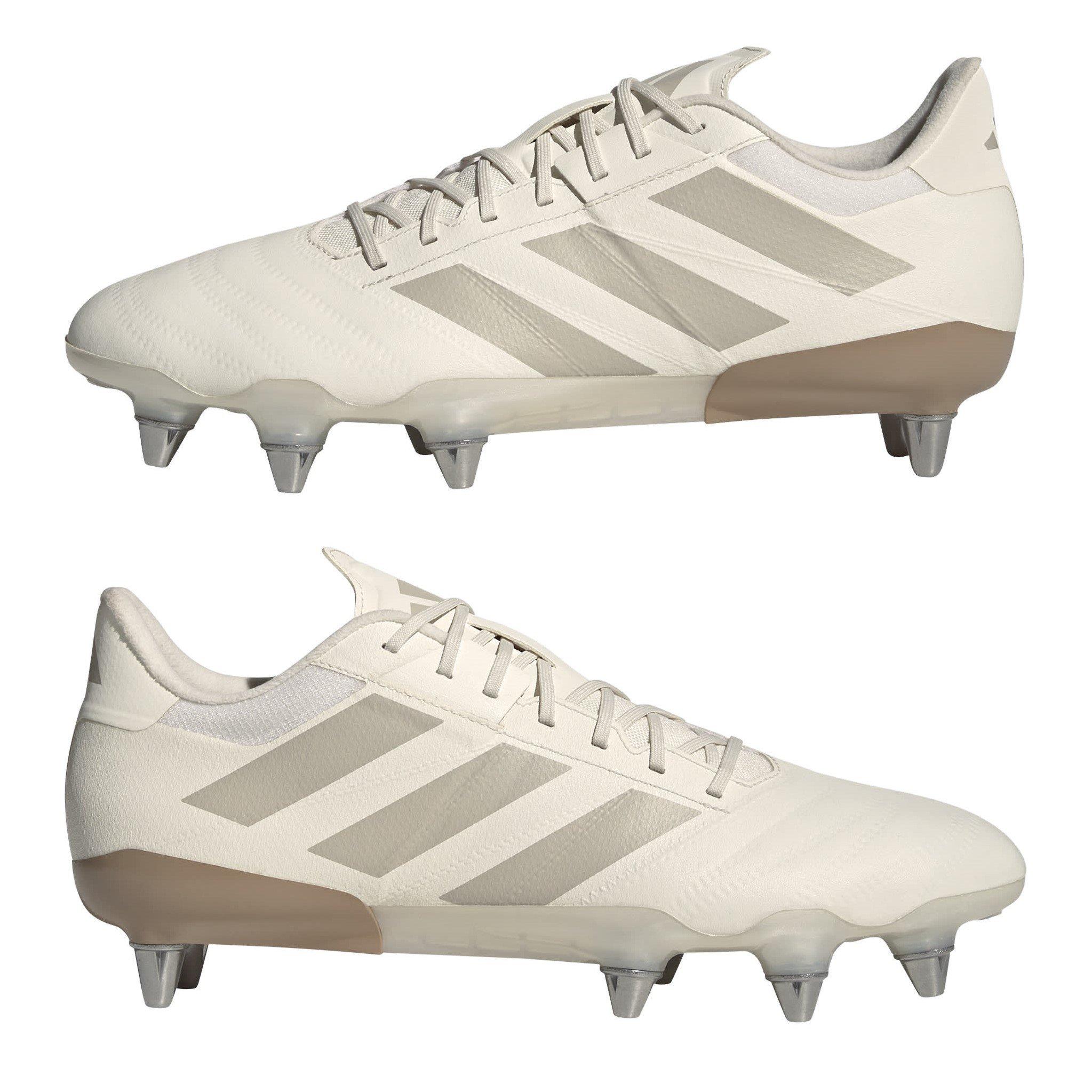 Off White - adidas - Kakari RS Adults Soft Ground Rugby Boots - 9