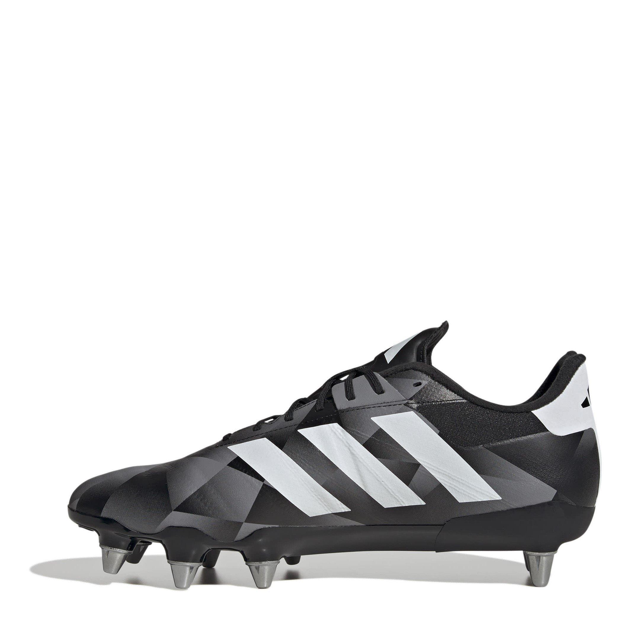 Sort/Hvid - adidas - Kakari RS Adults Soft Ground Rugby Boots - 2