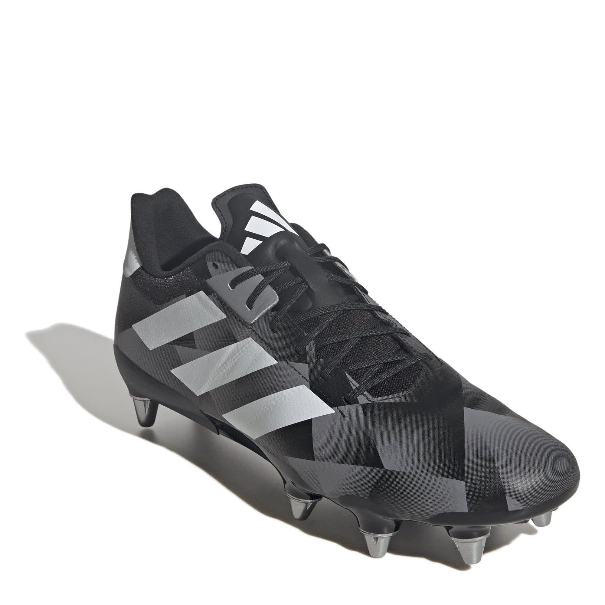 Sort/Hvid - adidas - Kakari RS Adults Soft Ground Rugby Boots - 3