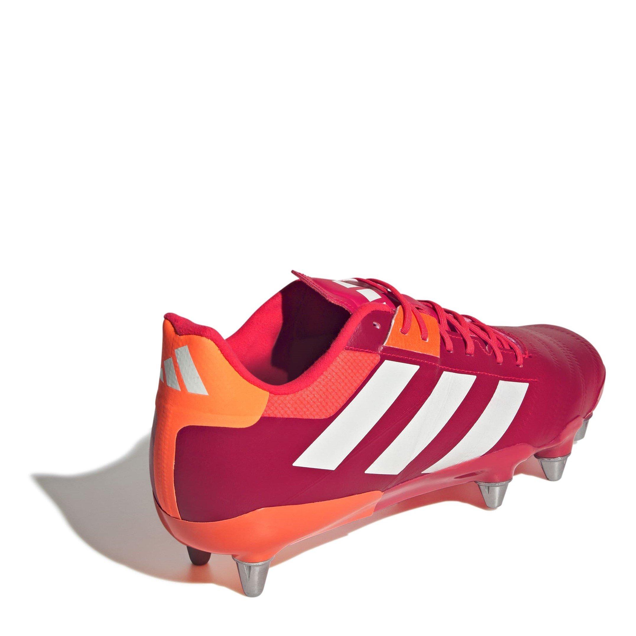 Luc Red/Ftwr - adidas - Kakari RS Adults Soft Ground Rugby Boots - 4