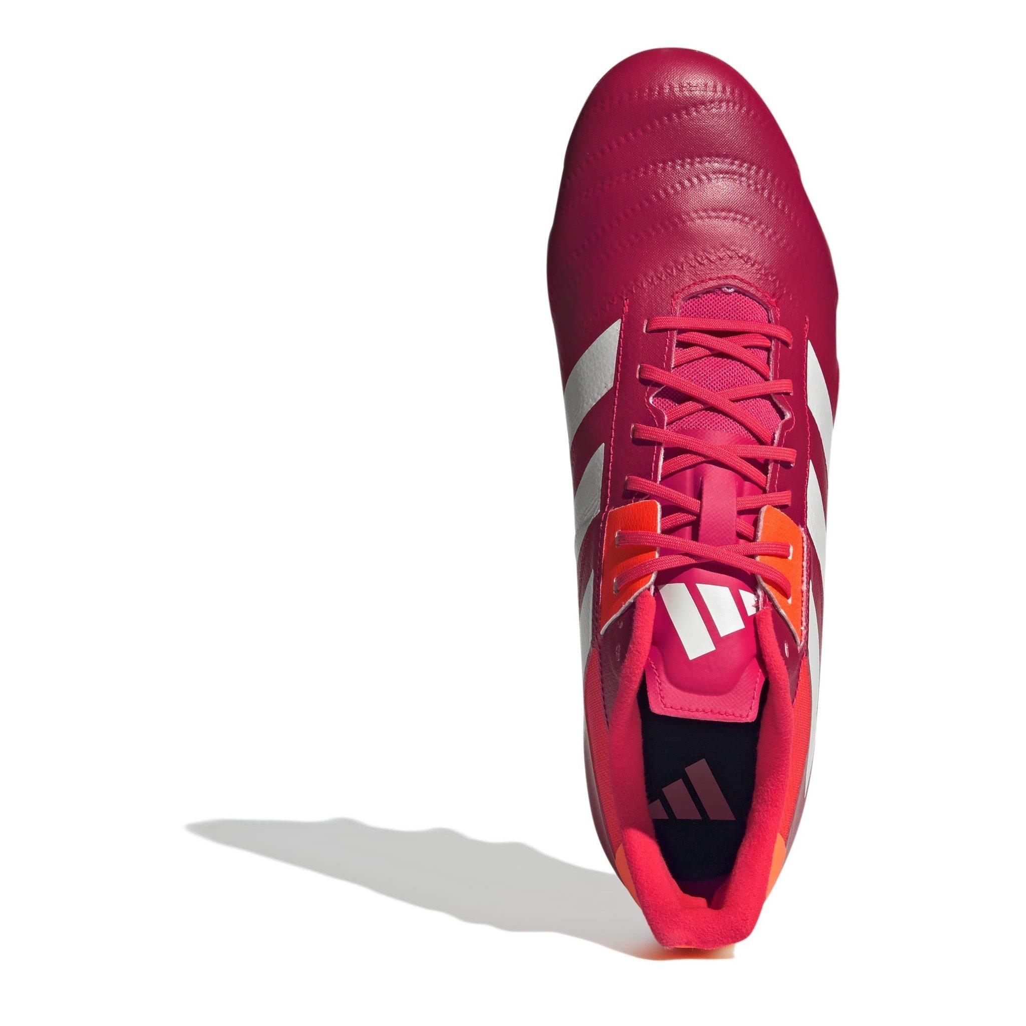Luc Red/Ftwr - adidas - Kakari RS Adults Soft Ground Rugby Boots - 5