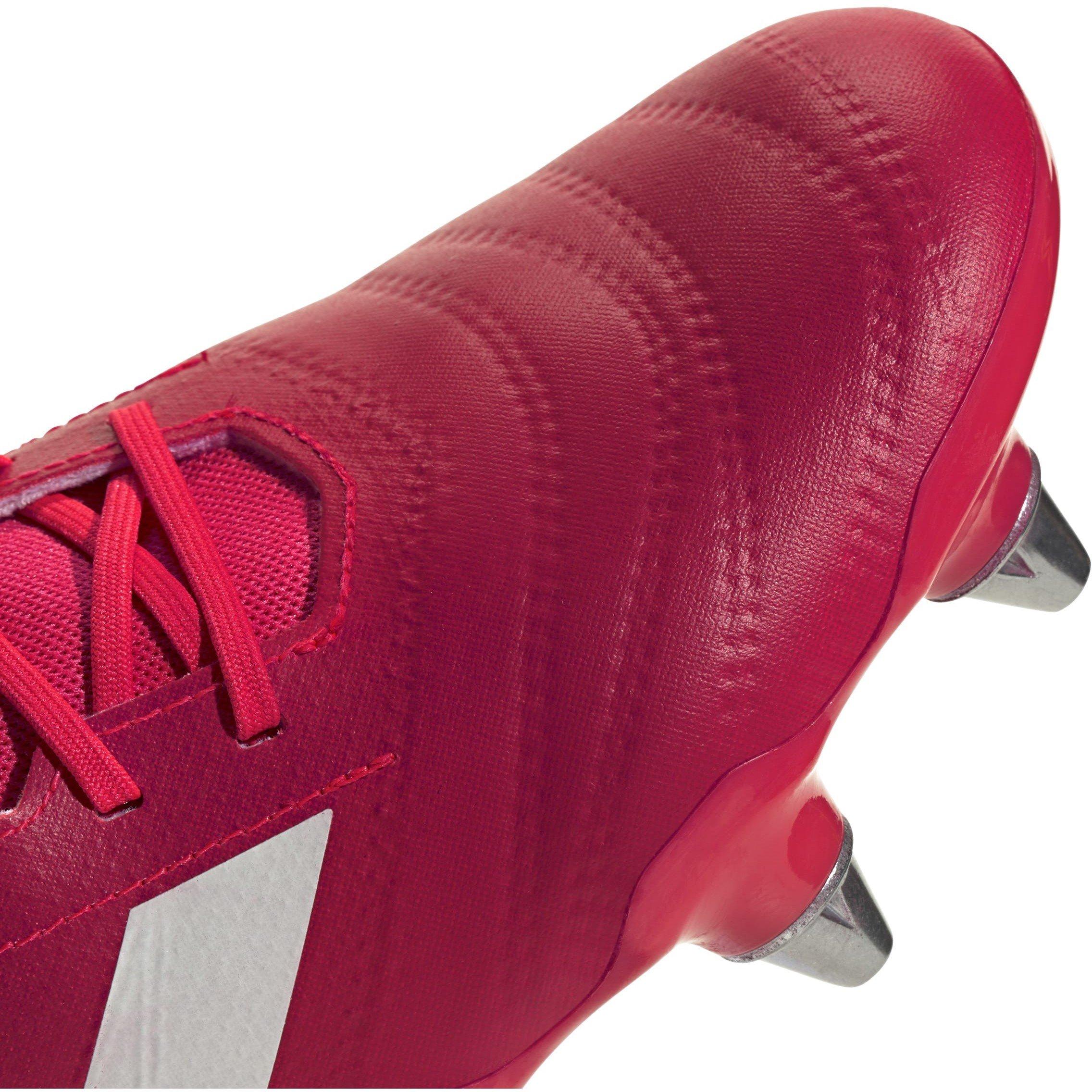 Luc Red/Ftwr - adidas - Kakari RS Adults Soft Ground Rugby Boots - 7