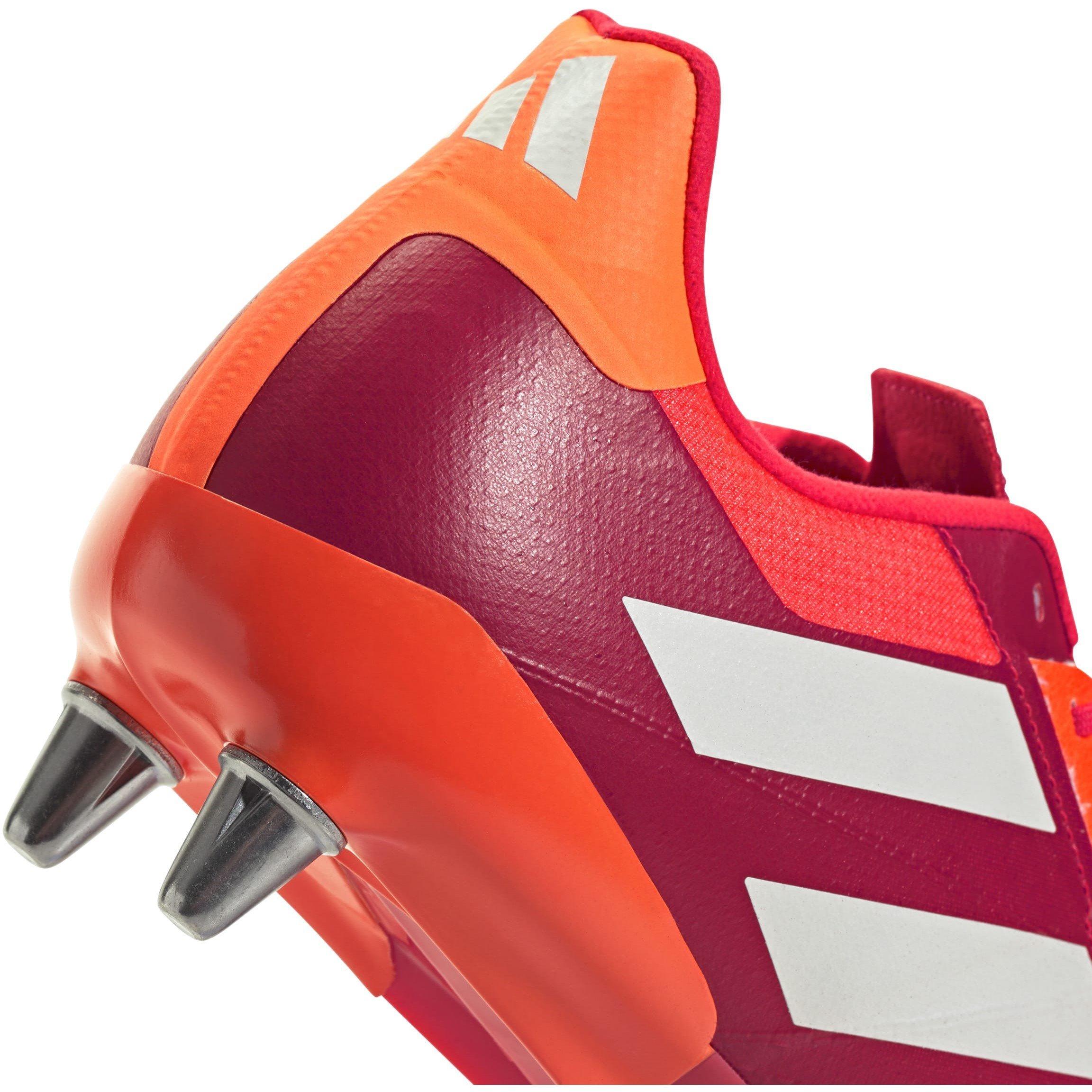 Luc Red/Ftwr - adidas - Kakari RS Adults Soft Ground Rugby Boots - 8