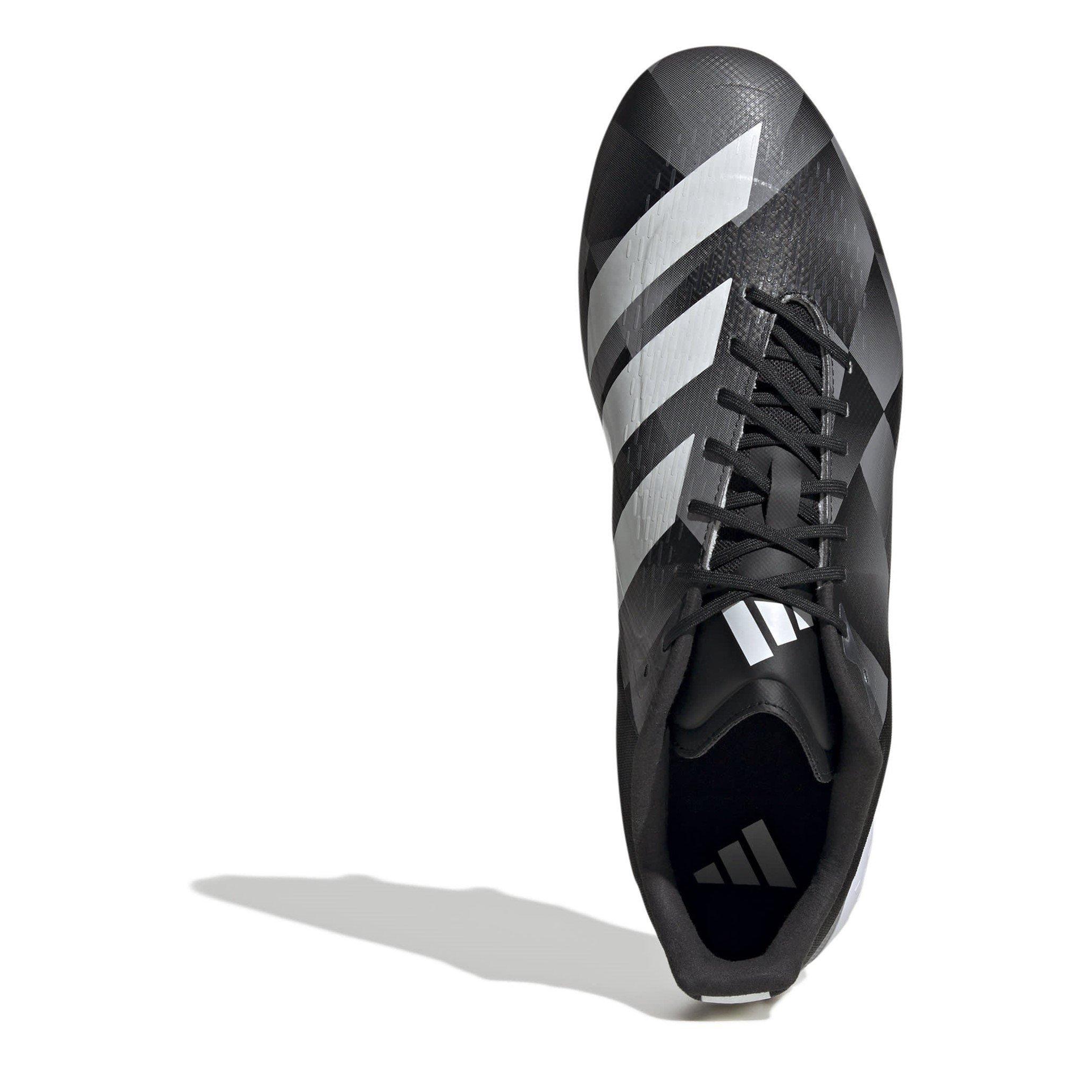 Black/White - adidas - Adizero RS15 Ultimate Adults Soft Ground Rugby Boots - 5