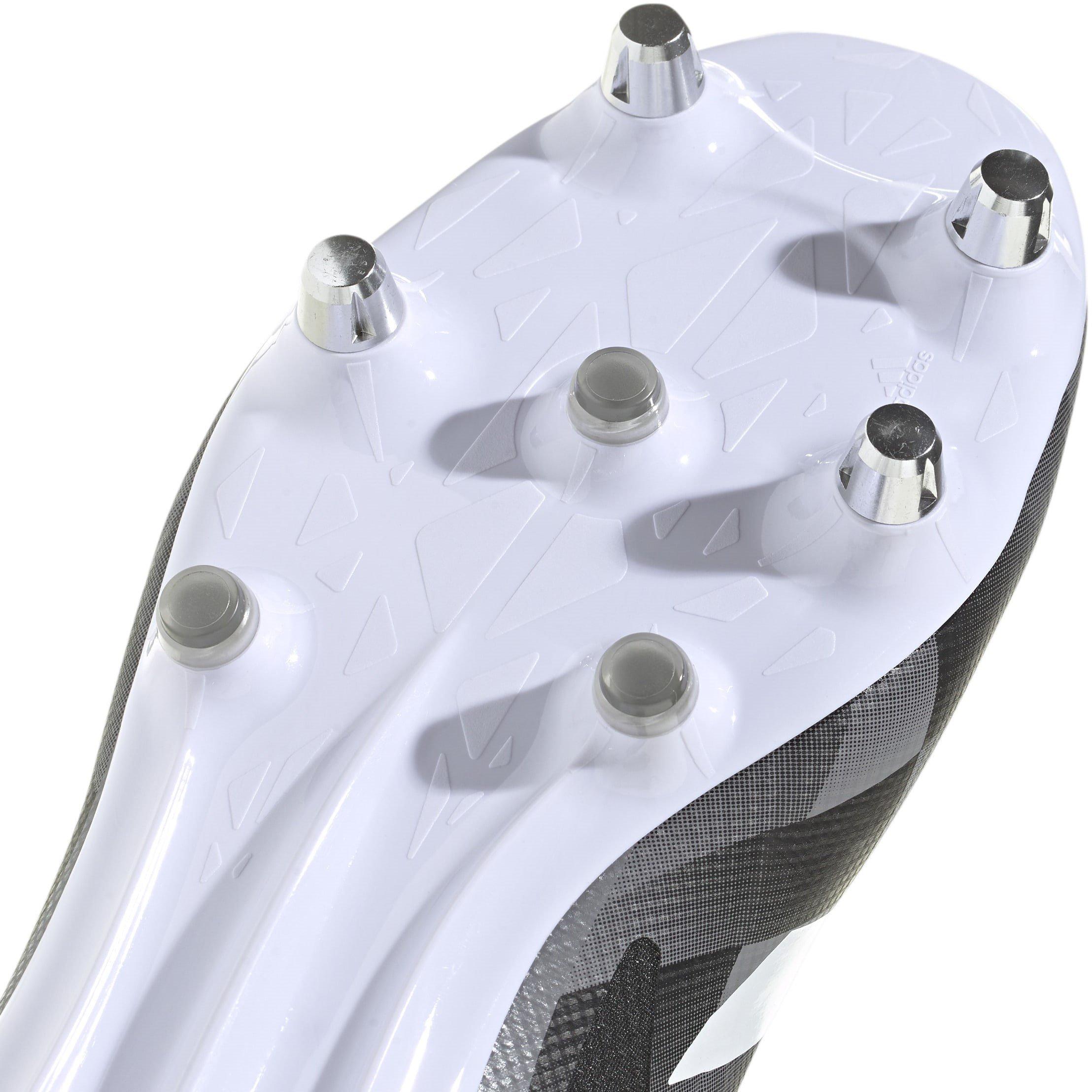 Black/White - adidas - Adizero RS15 Ultimate Adults Soft Ground Rugby Boots - 7