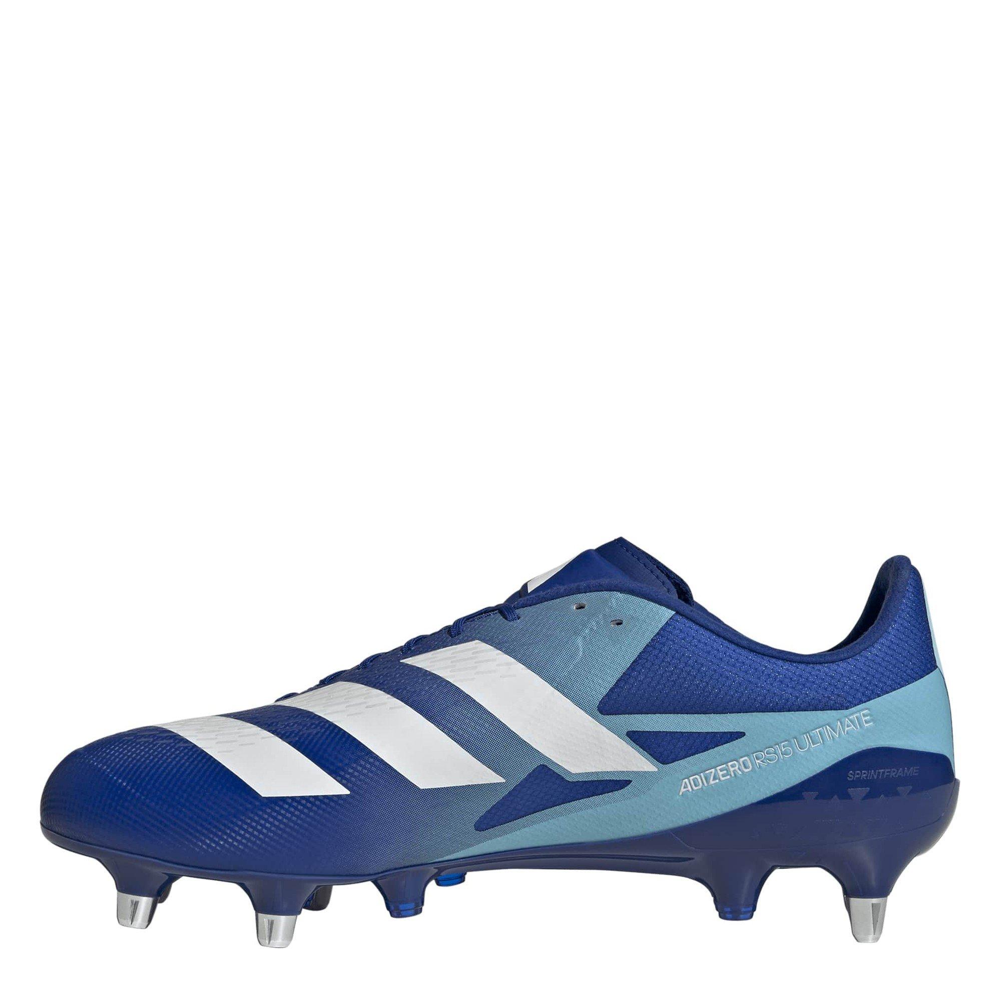 Team Royal - adidas - Adizero RS15 Ultimate Adults Soft Ground Rugby Boots - 2