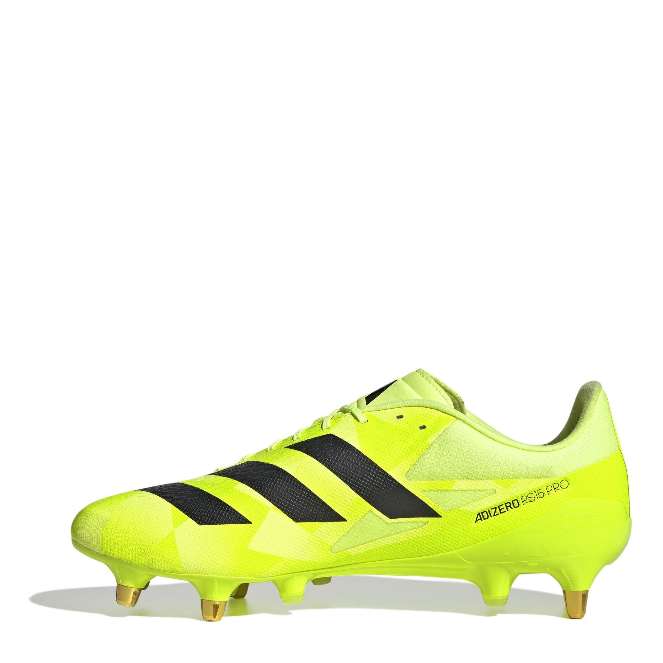 Yellow/Black - adidas - RS-15 Pro Adults Soft Ground Rugby Boots - 2