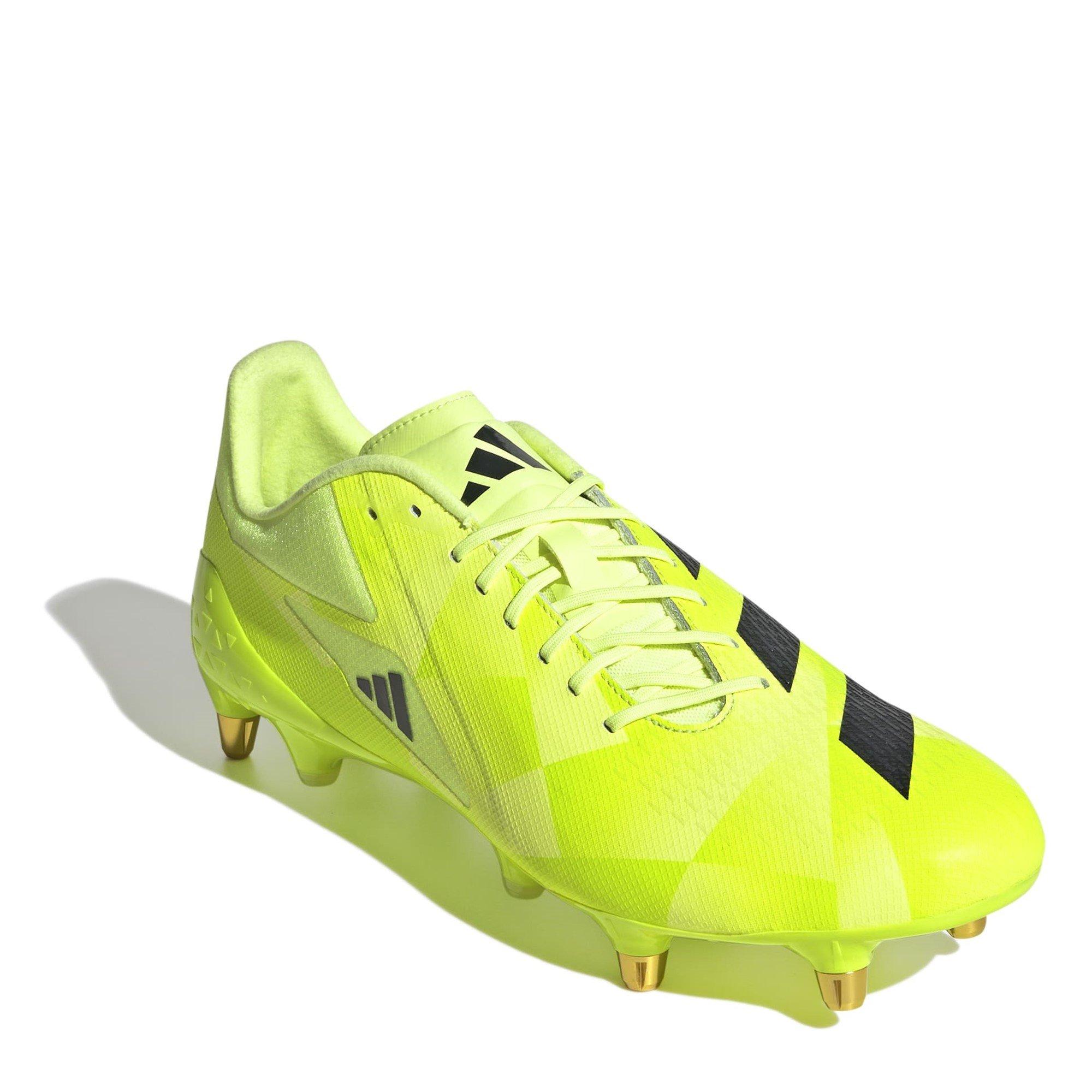 Yellow/Black - adidas - RS-15 Pro Adults Soft Ground Rugby Boots - 3