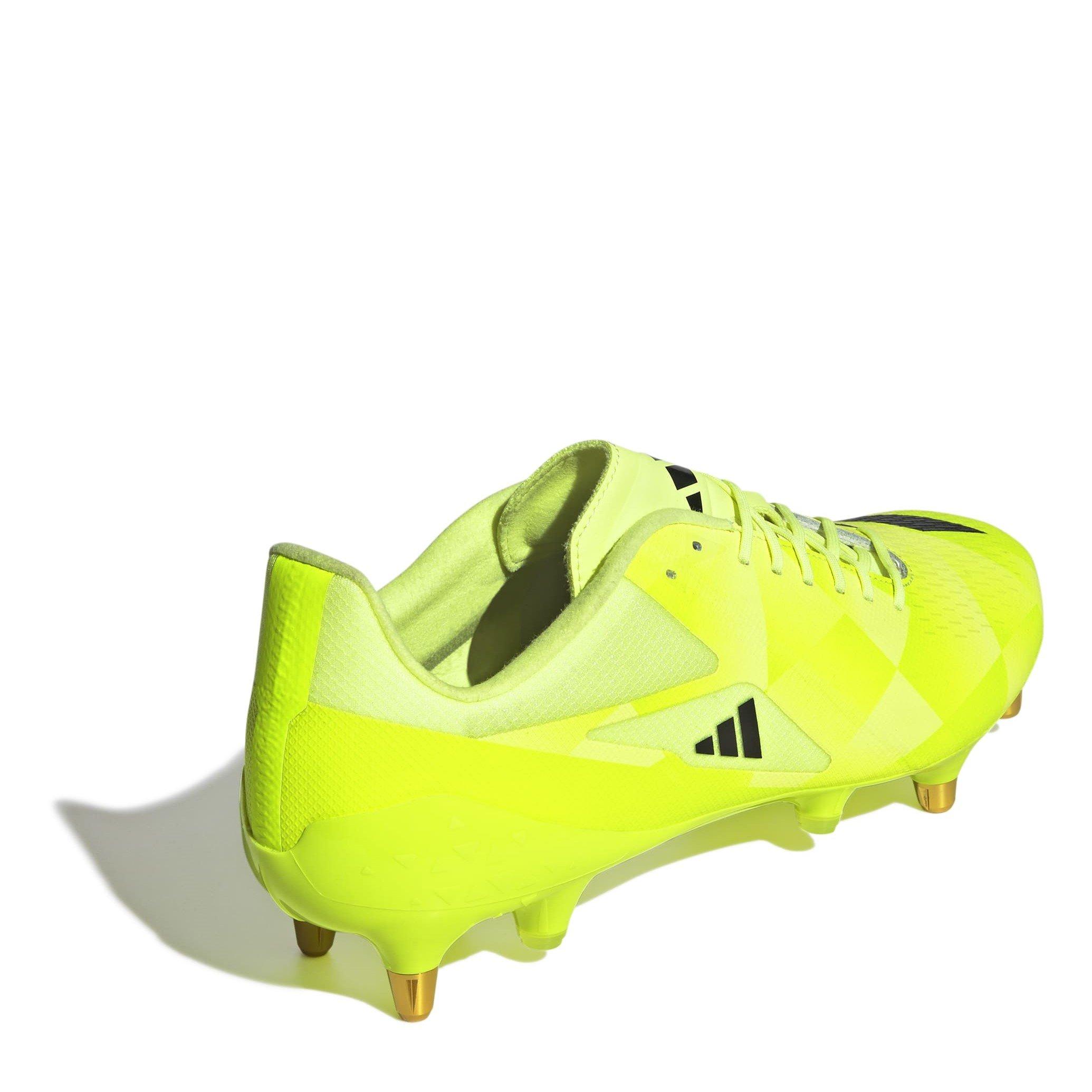 Yellow/Black - adidas - RS-15 Pro Adults Soft Ground Rugby Boots - 4