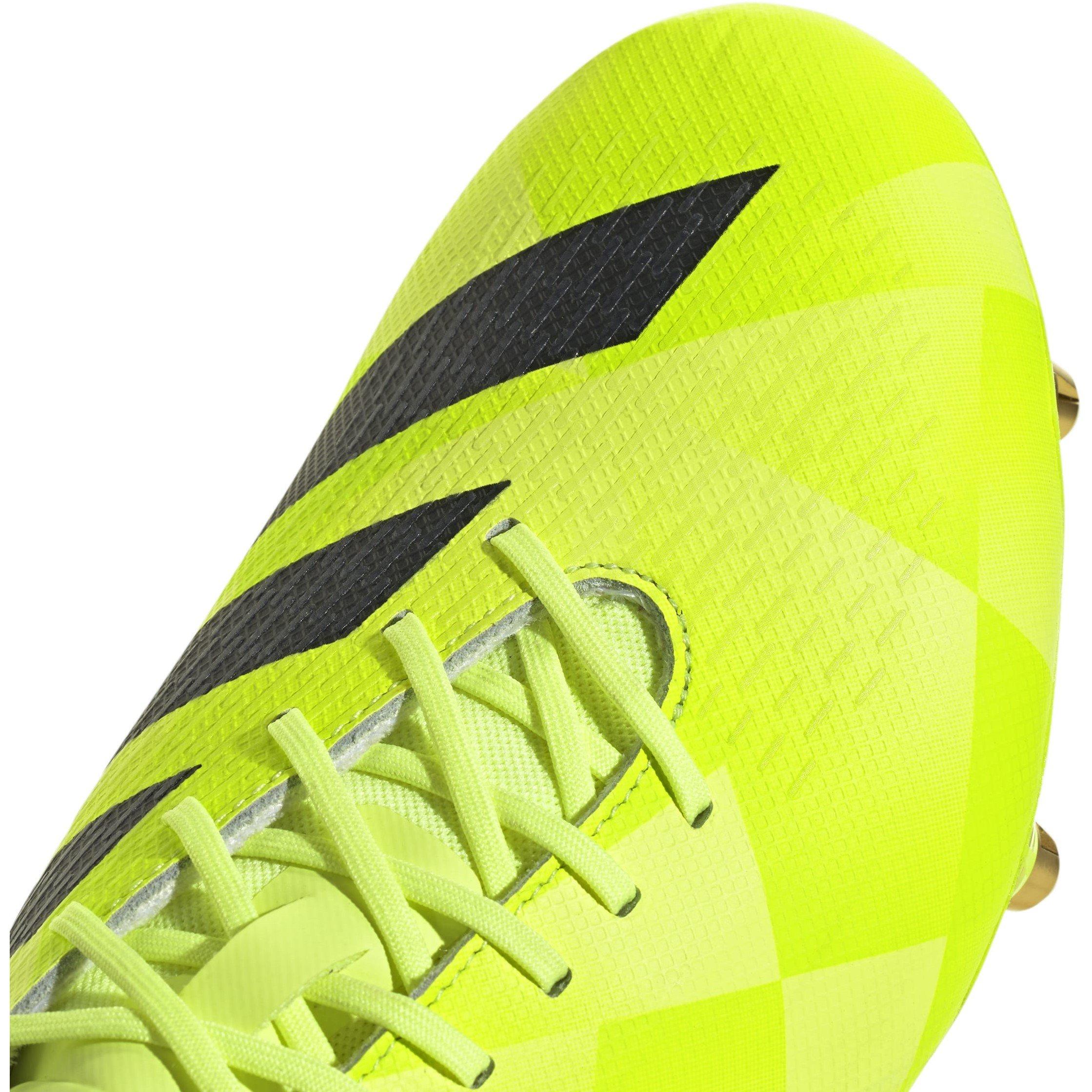 Yellow/Black - adidas - RS-15 Pro Adults Soft Ground Rugby Boots - 7