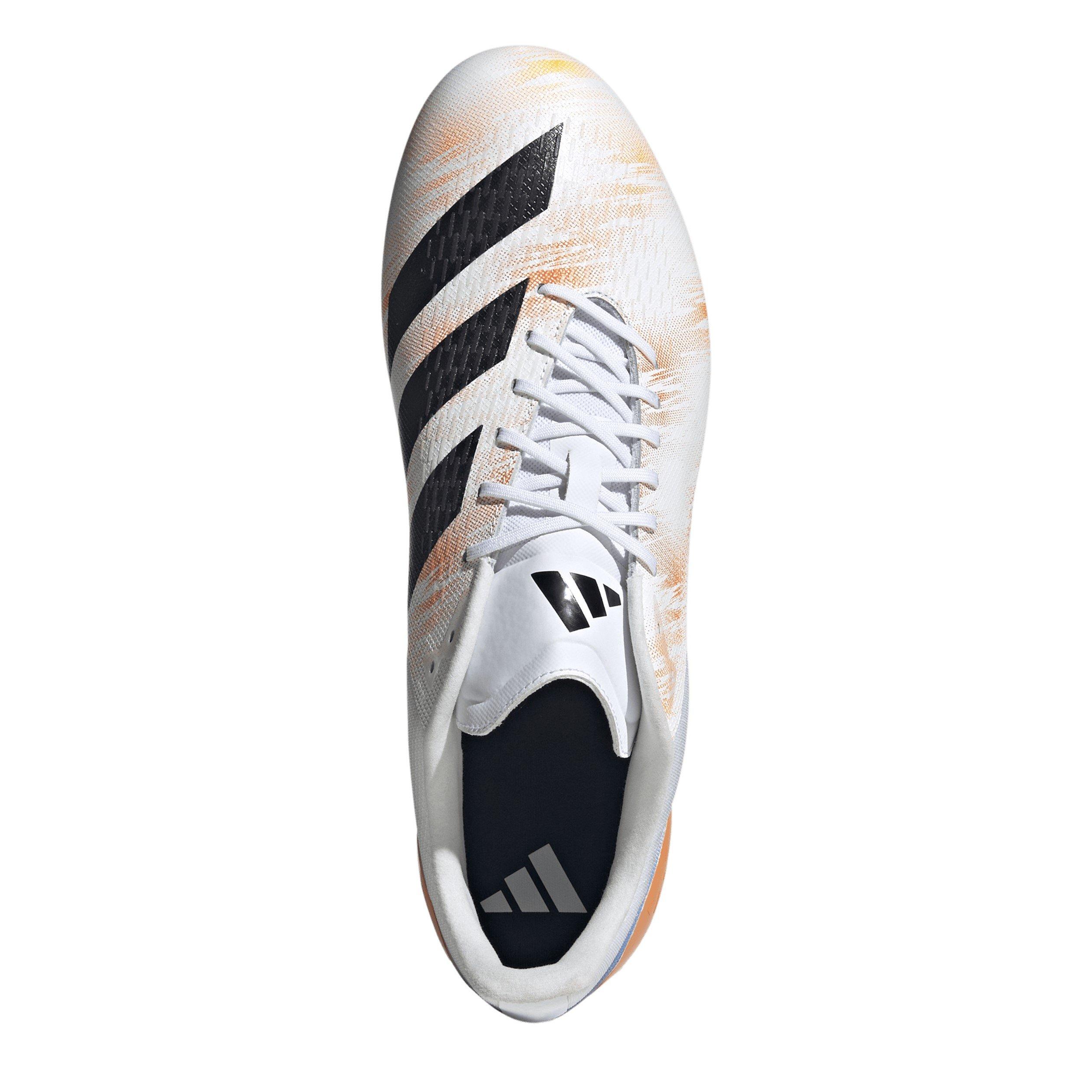 Wht/Blk/luc - adidas - RS-15 Pro Adults Soft Ground Rugby Boots - 5