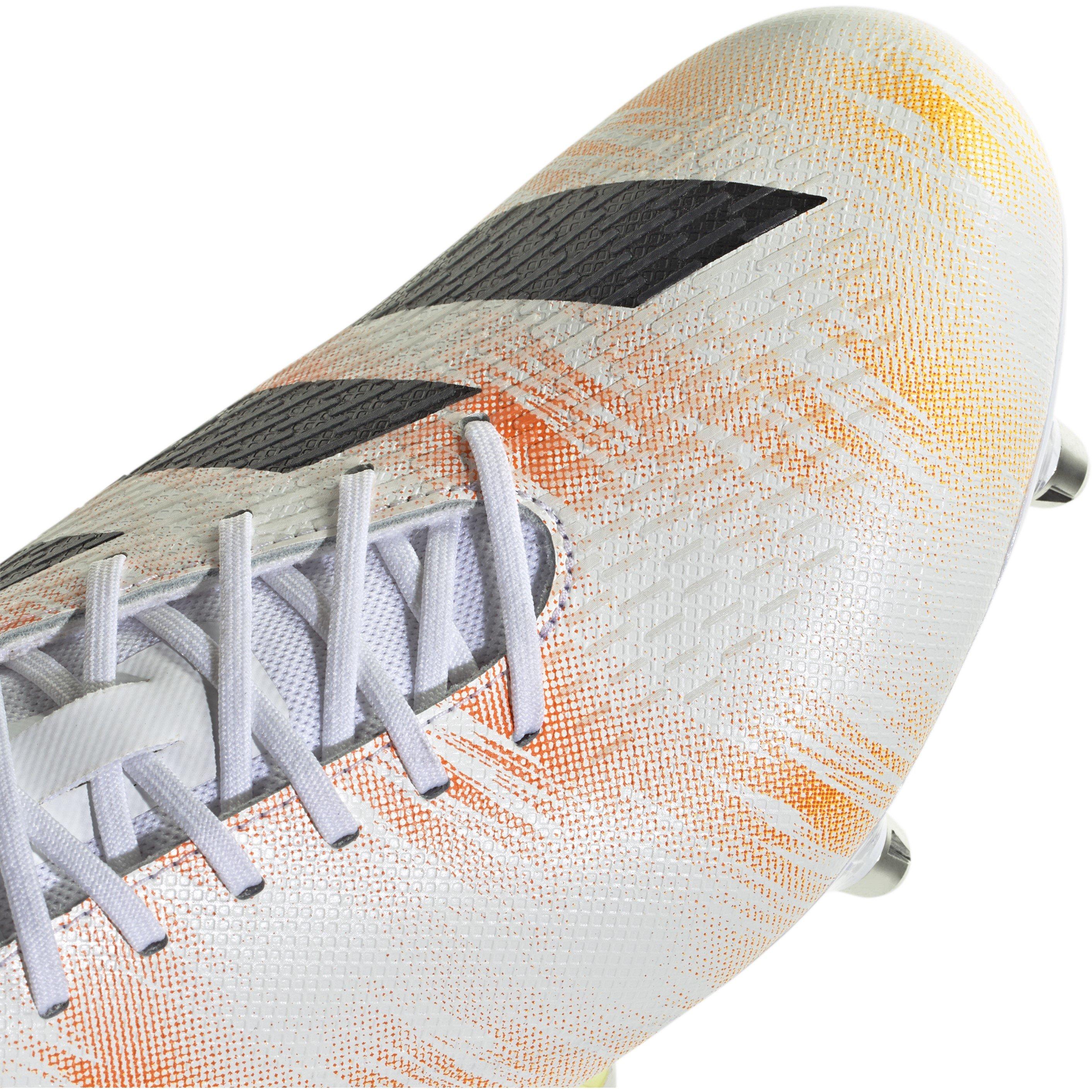 Wht/Blk/luc - adidas - RS-15 Pro Adults Soft Ground Rugby Boots - 8