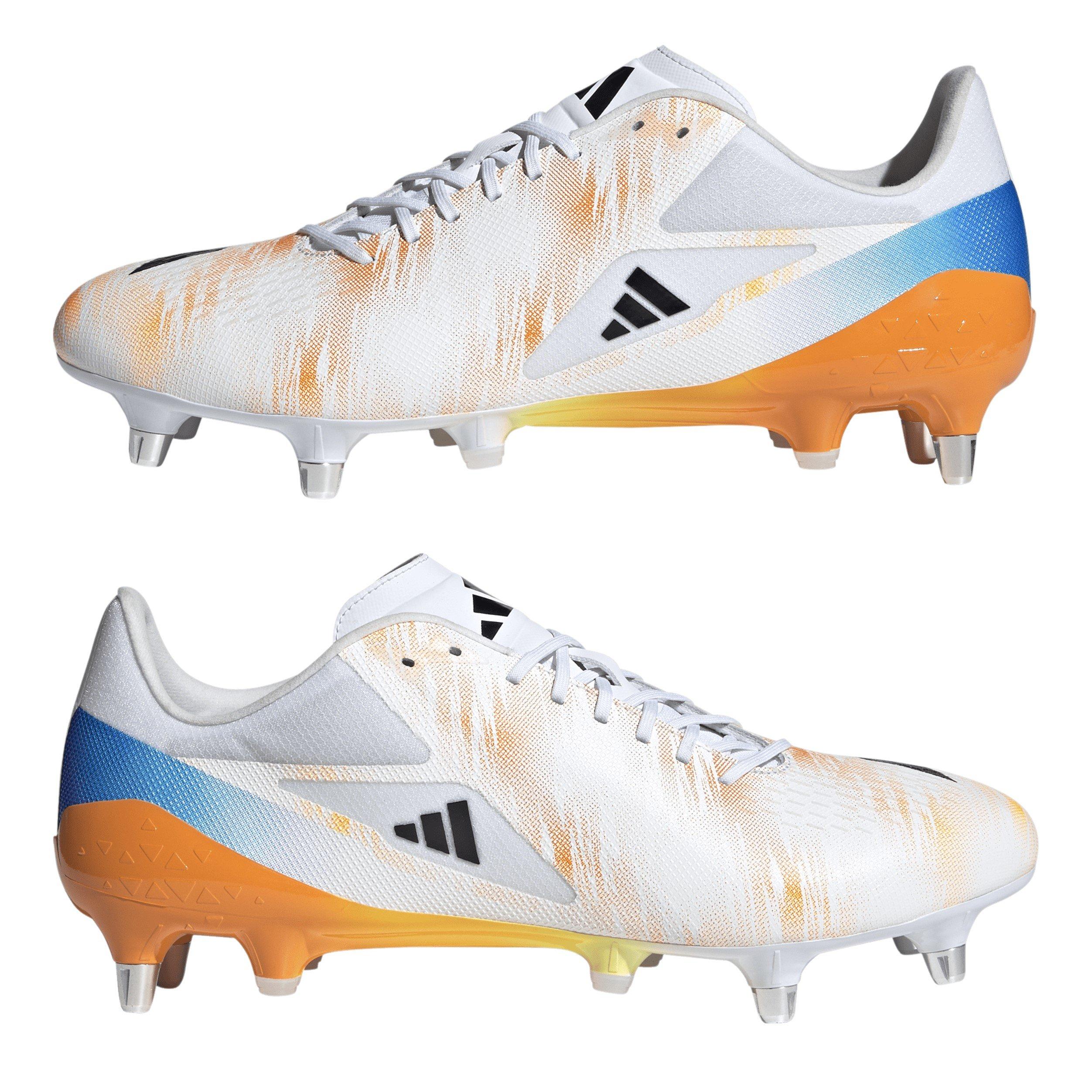 Wht/Blk/luc - adidas - RS-15 Pro Adults Soft Ground Rugby Boots - 9