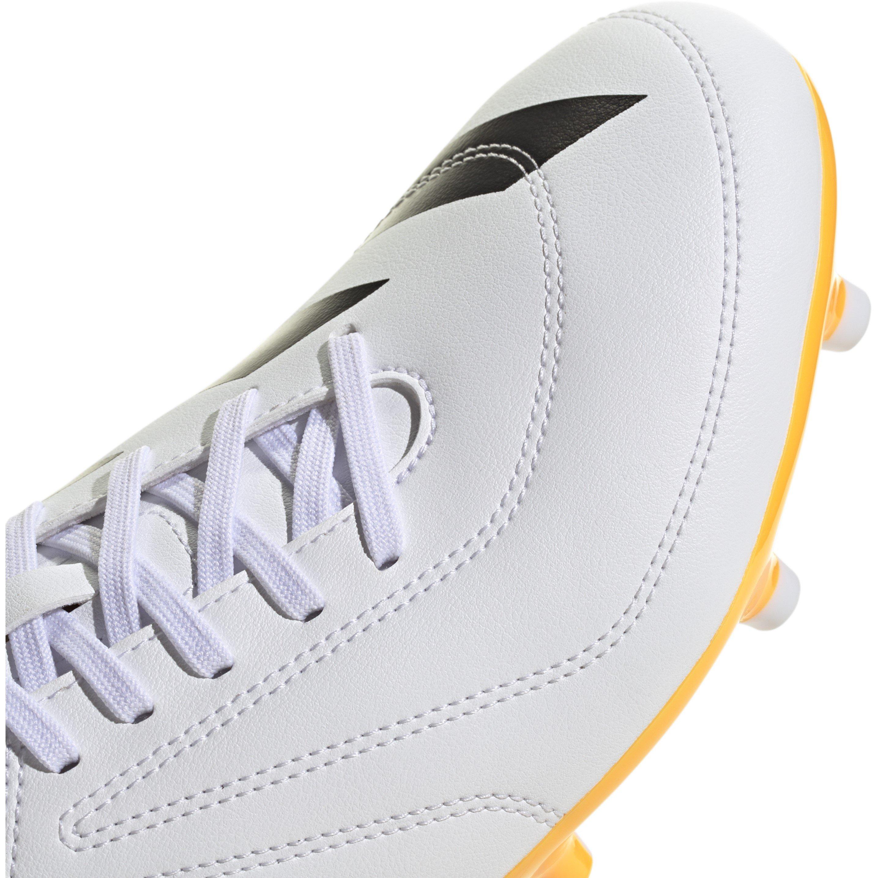 Wht/Blk/luc - adidas - RS-15 Adults Firm Ground Rugby Boots - 7