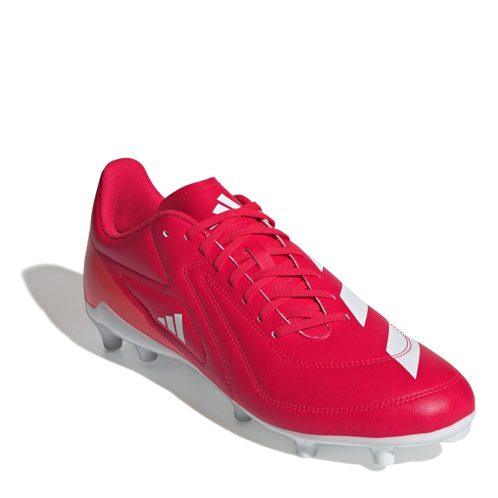 Red/Wht/Ora - adidas - RS-15 Adults Firm Ground Rugby Boots - 3