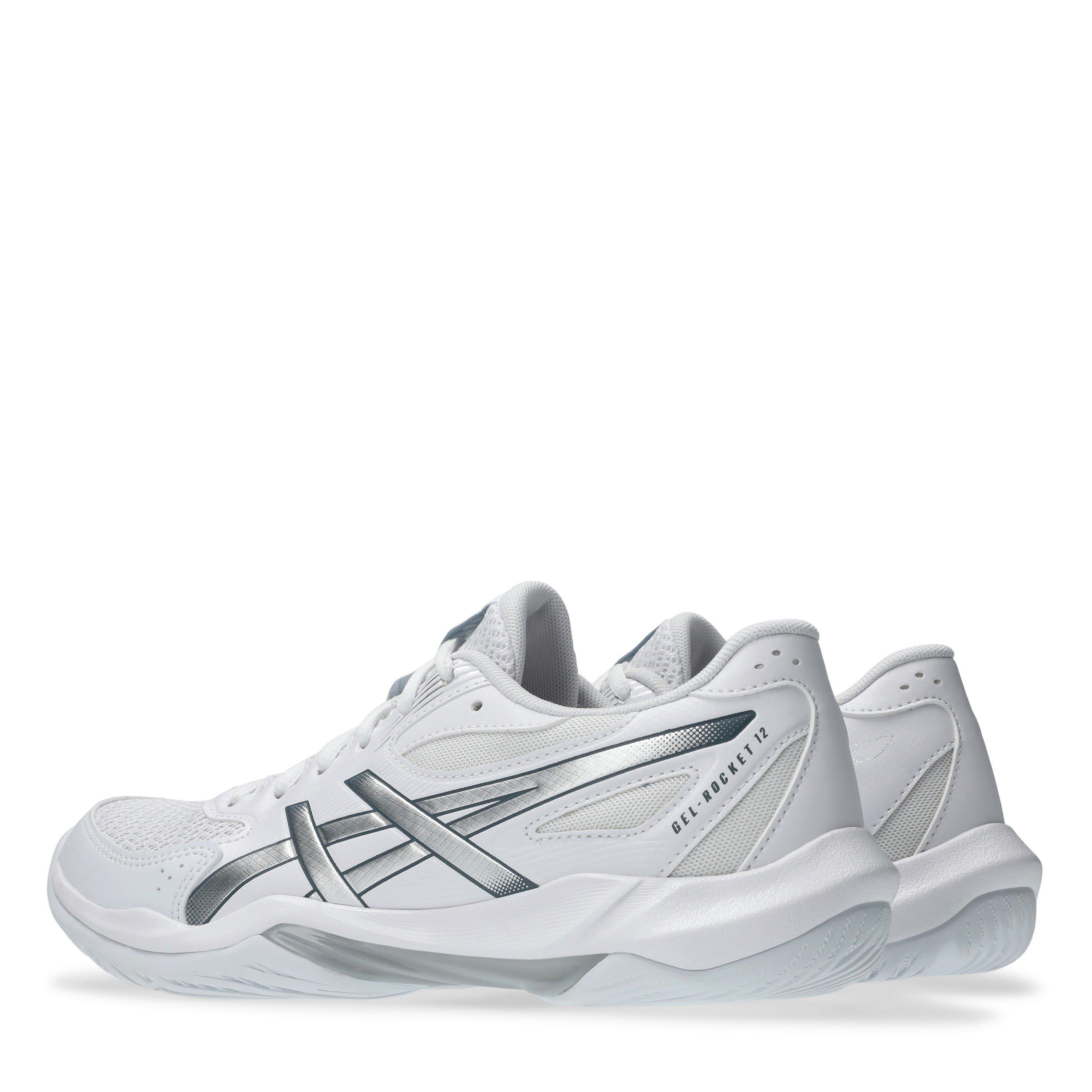 Weiß/Schwarz - Asics - Asics Gel-Rocket 12 Netball Shoes Womens - 5