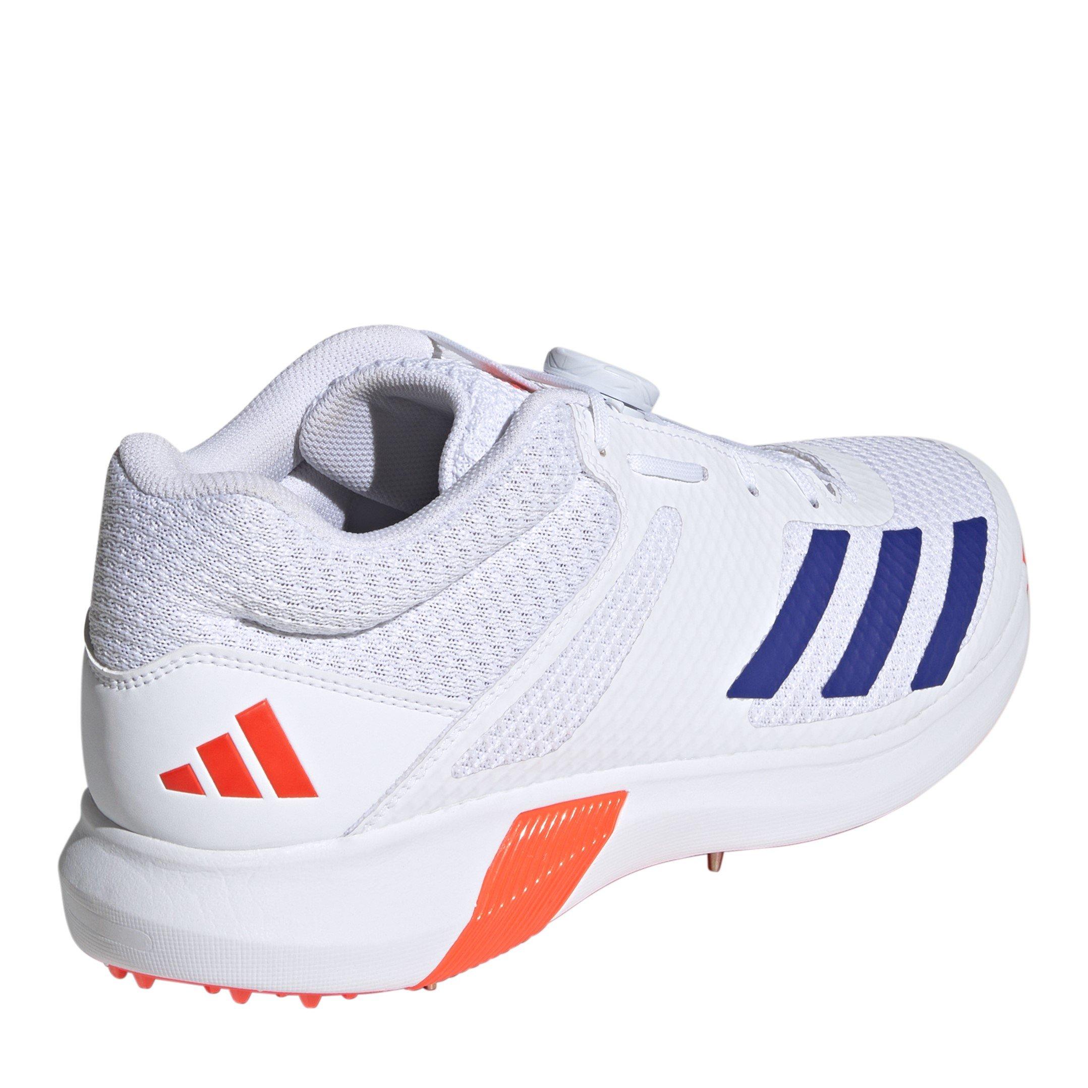 Blanco - adidas - Adipower Vector Mid 20 Cricket Spikes Mens - 4