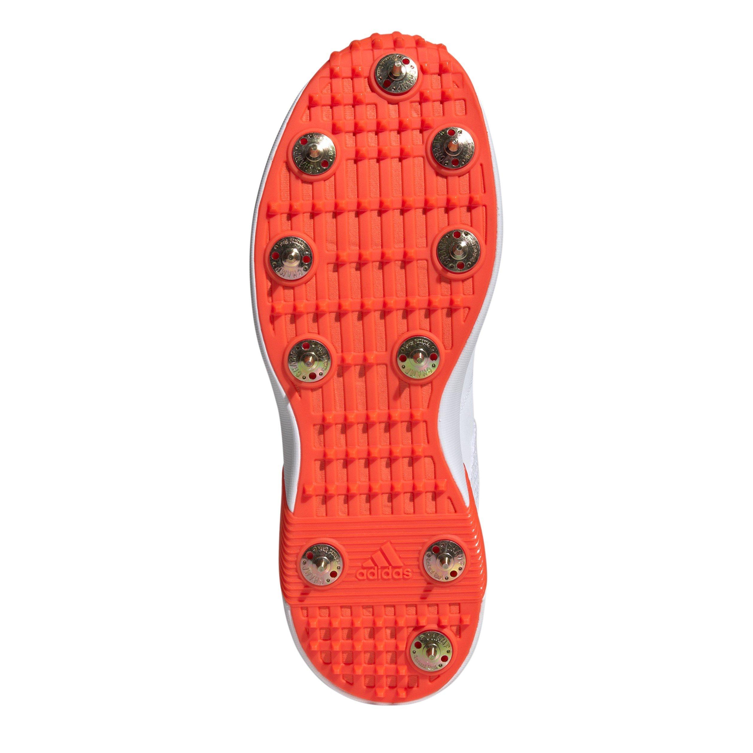 Blanco - adidas - Adipower Vector Mid 20 Cricket Spikes Mens - 6