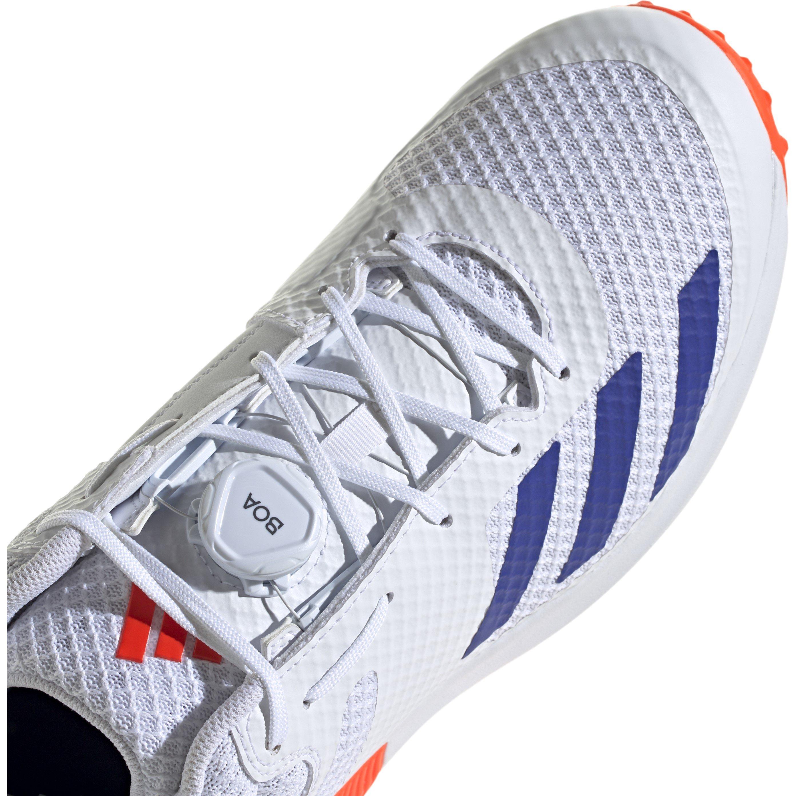 Blanco - adidas - Adipower Vector Mid 20 Cricket Spikes Mens - 8