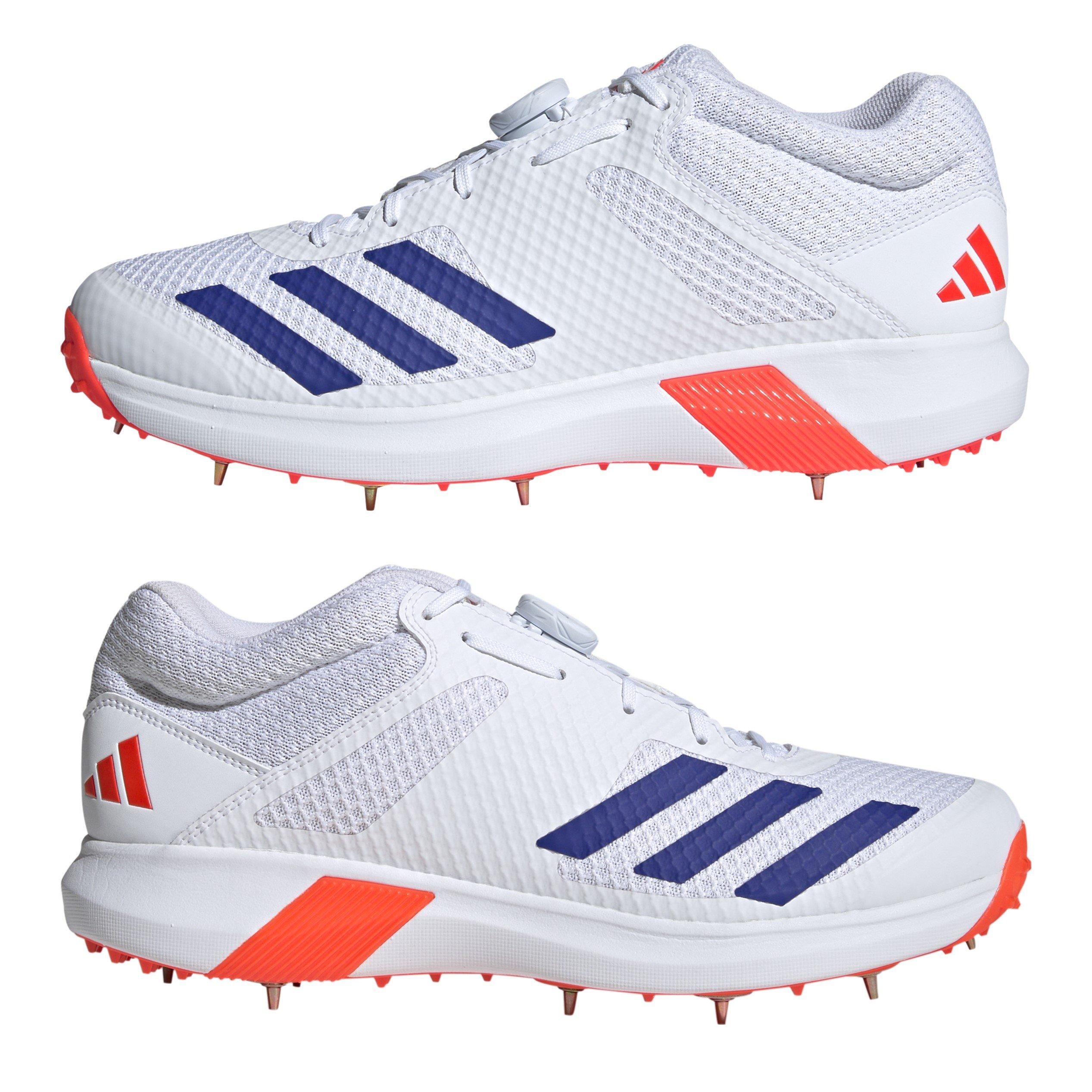 Blanco - adidas - Adipower Vector Mid 20 Cricket Spikes Mens - 9
