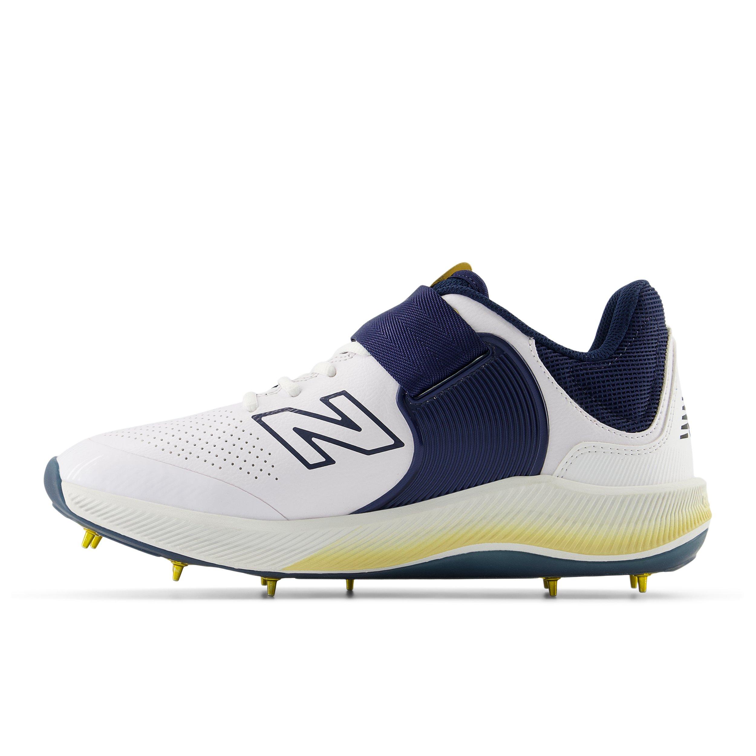 White/Blue - New Balance - CK4040 Spike Cricket Shoes - 1