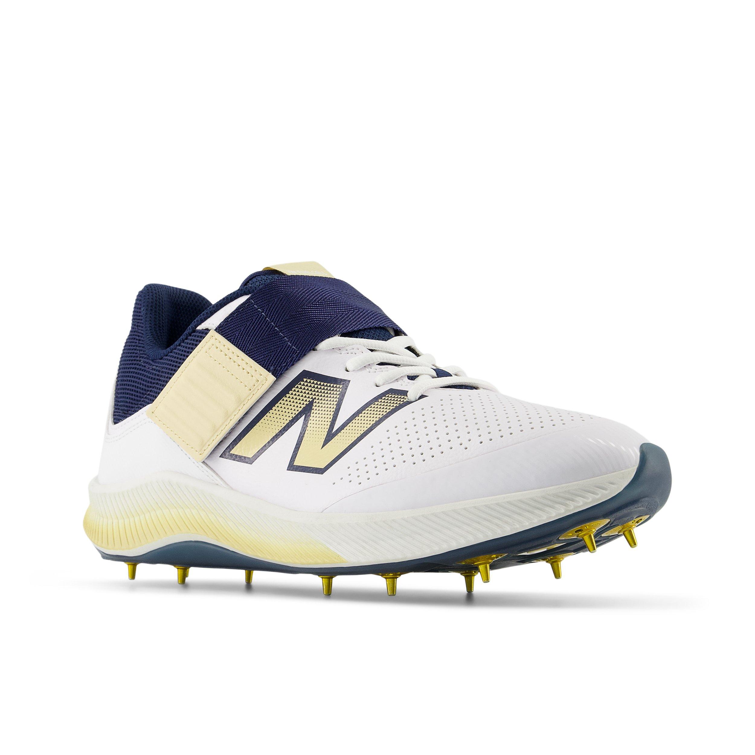 Wit/Blauw - New Balance - CK4040 Spike Cricket Shoes - 4