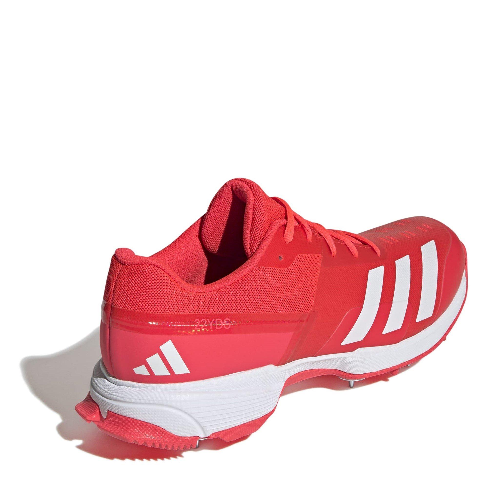 Red - adidas - Cricket Spikes - 4