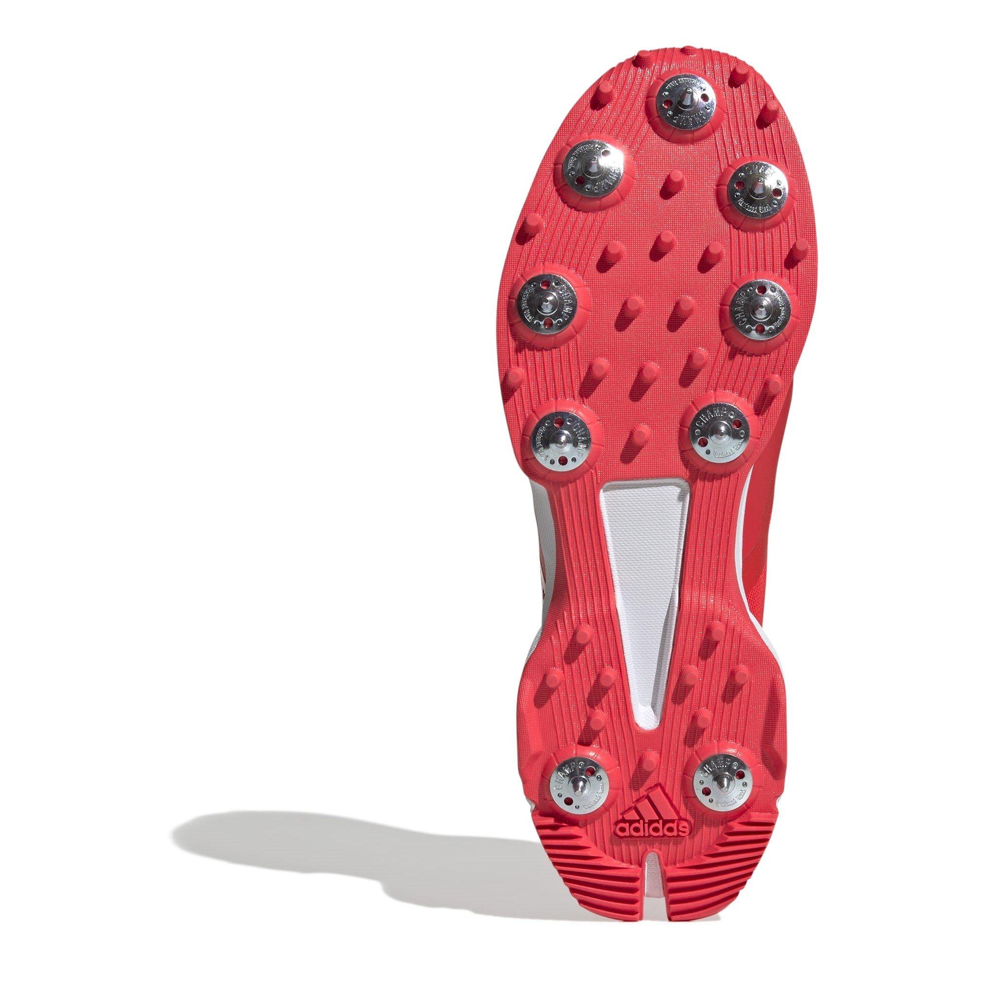Red - adidas - Cricket Spikes - 6