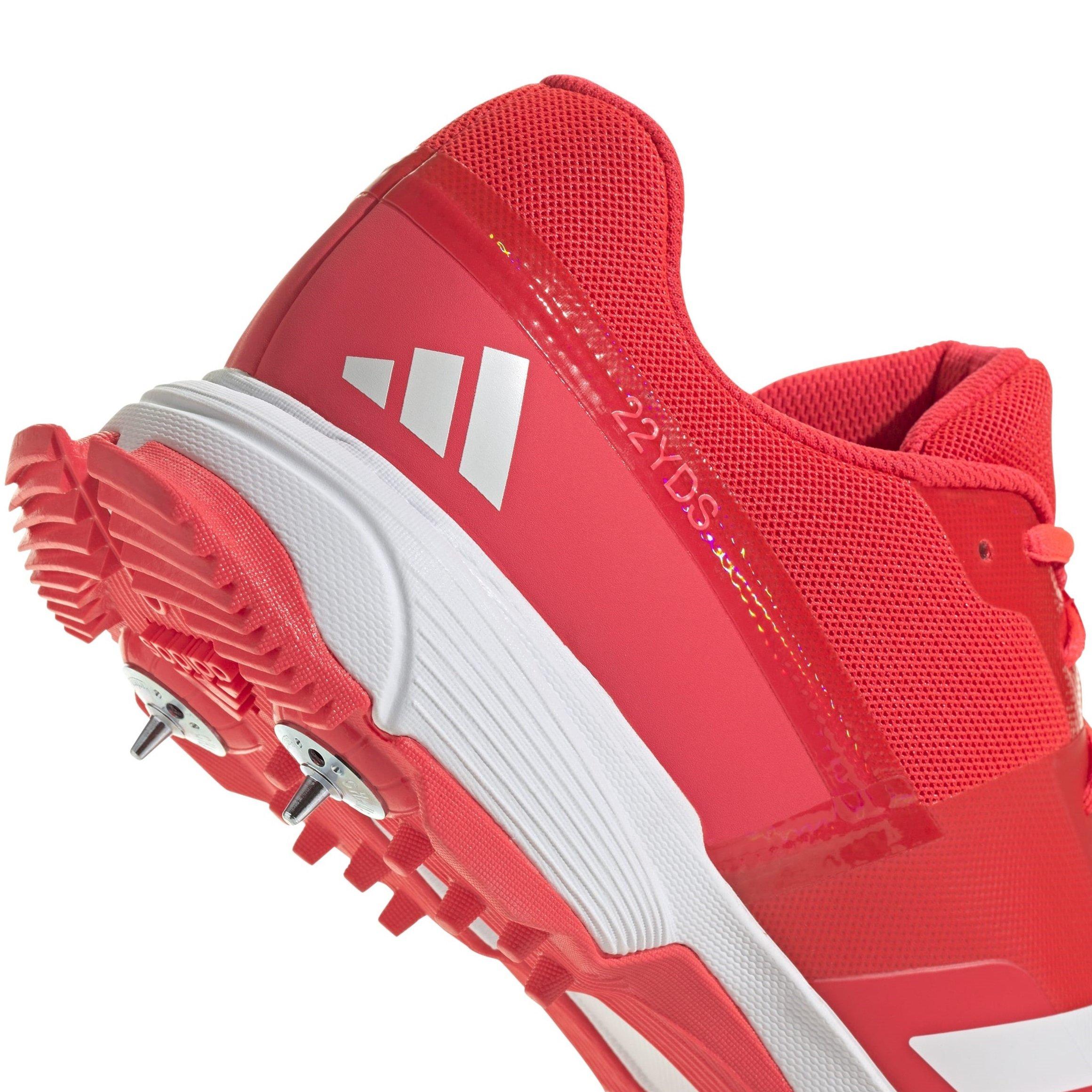 Red - adidas - Cricket Spikes - 7