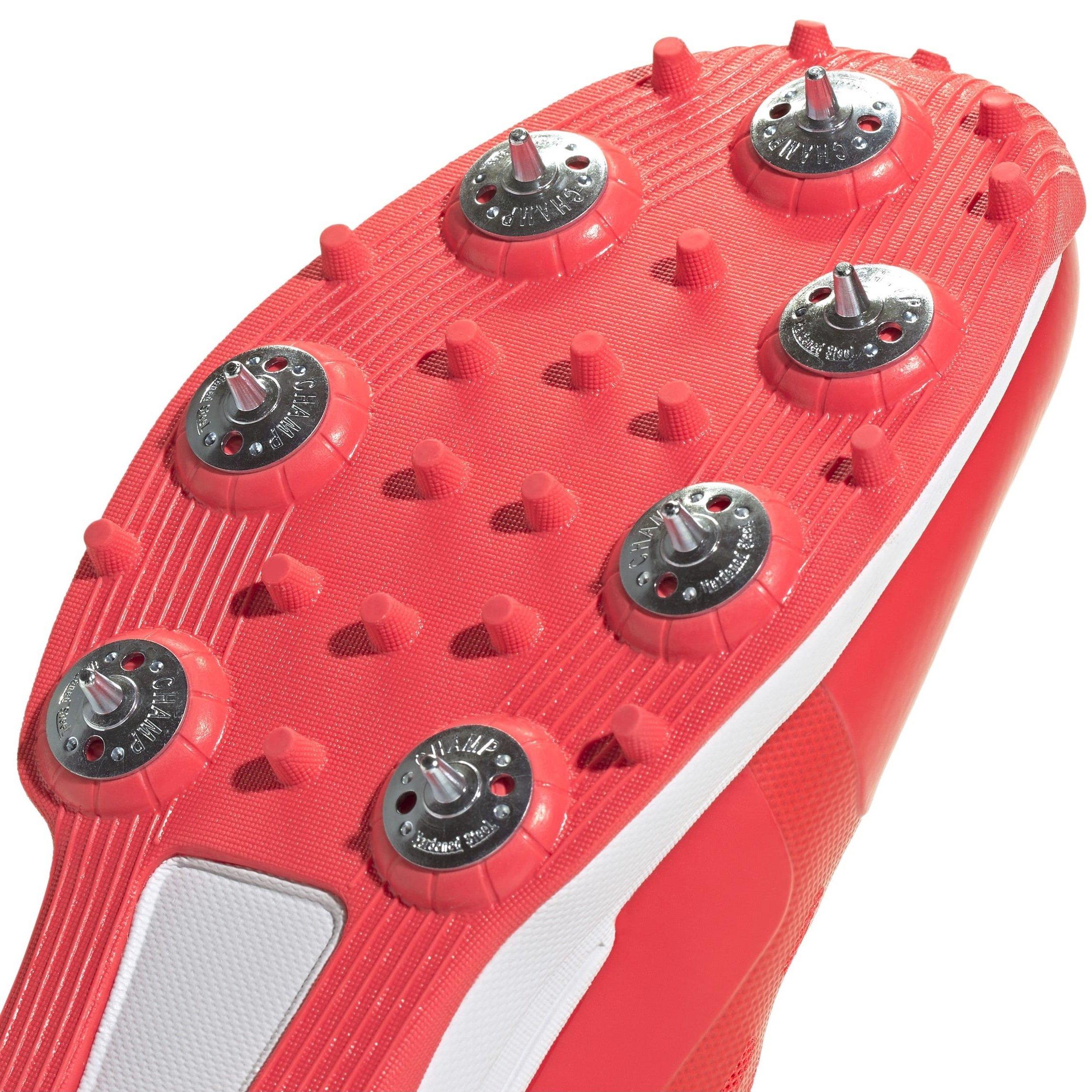 Red - adidas - Cricket Spikes - 8