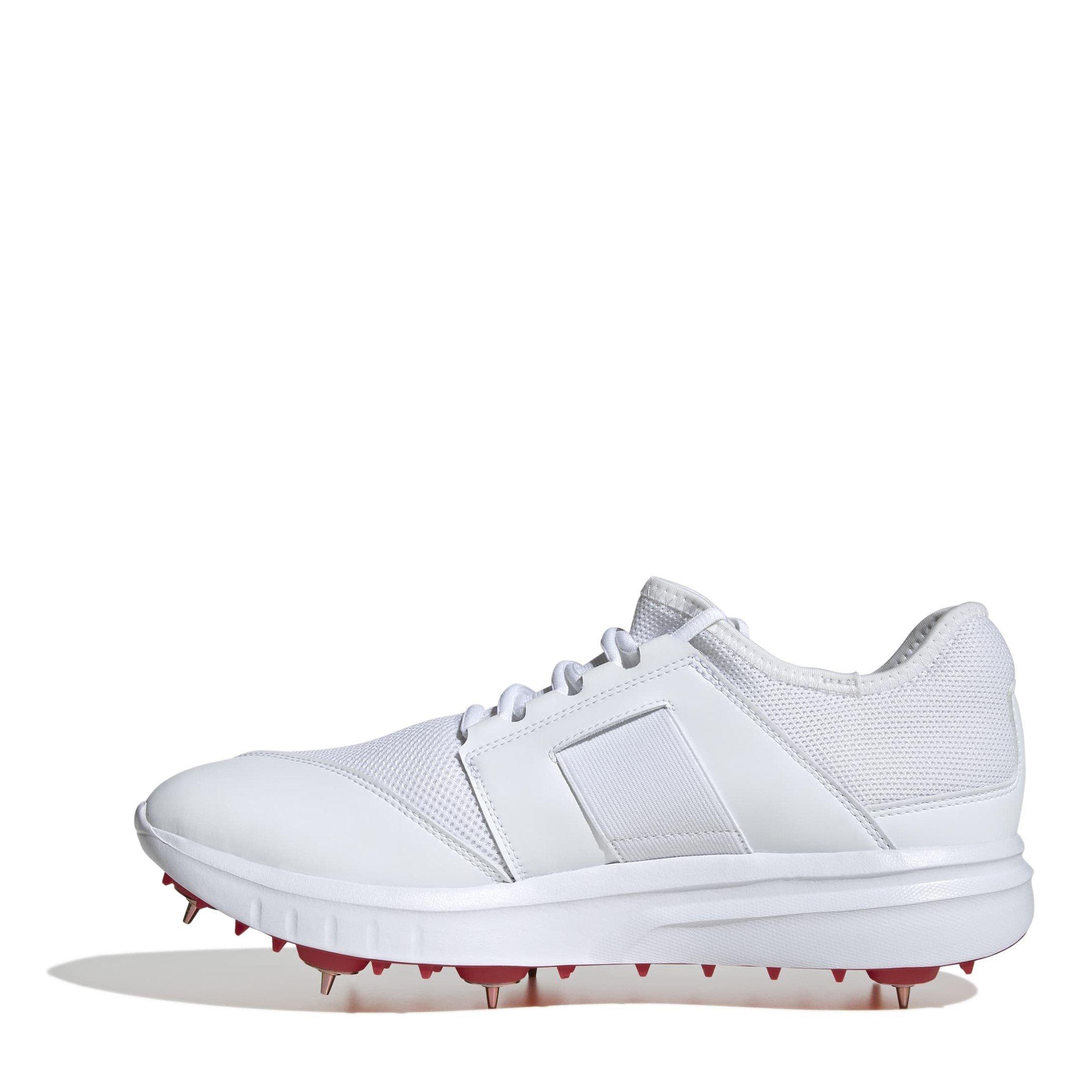 White/Red - adidas - Howzat Cricket Spike - 2