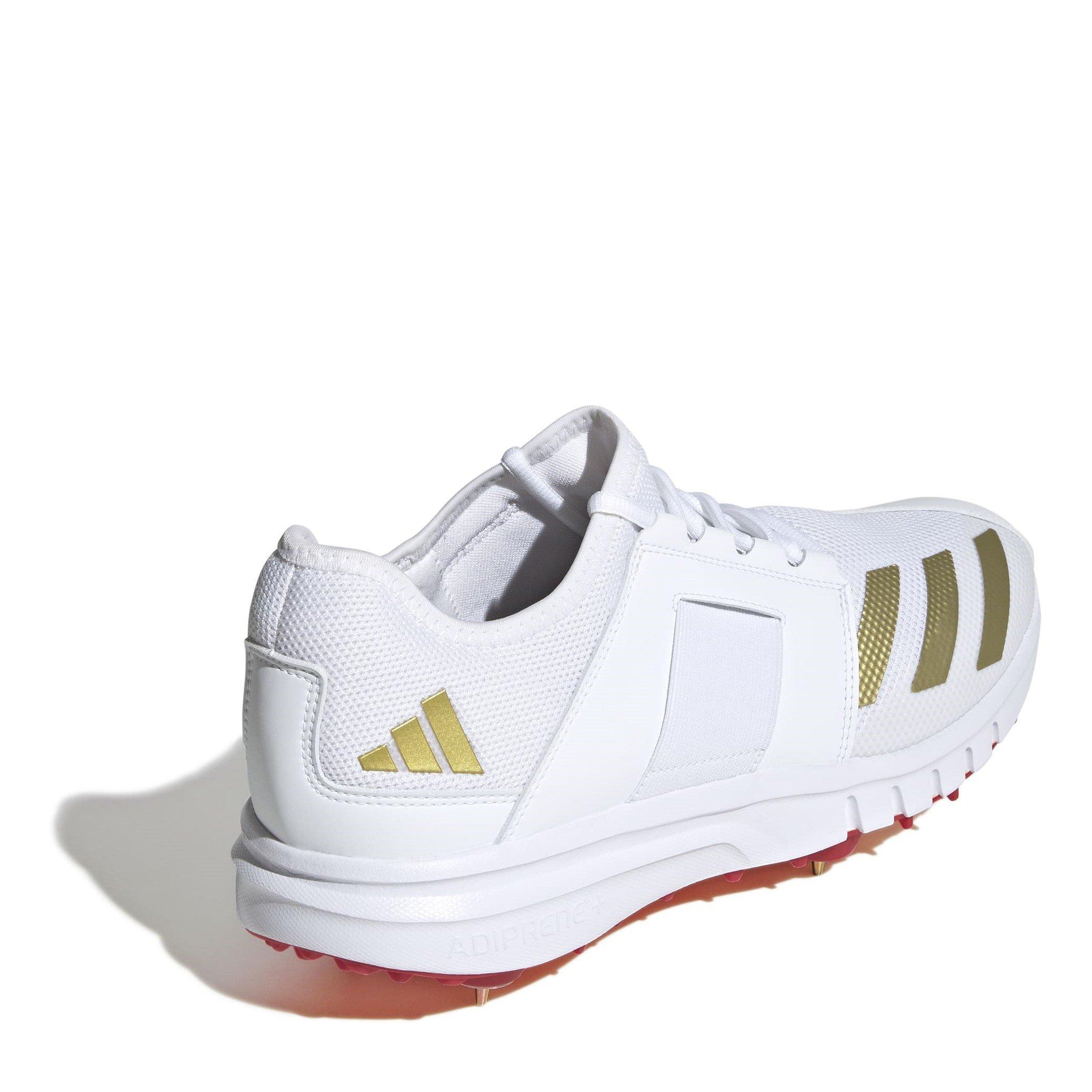 White/Red - adidas - Howzat Cricket Spike - 4