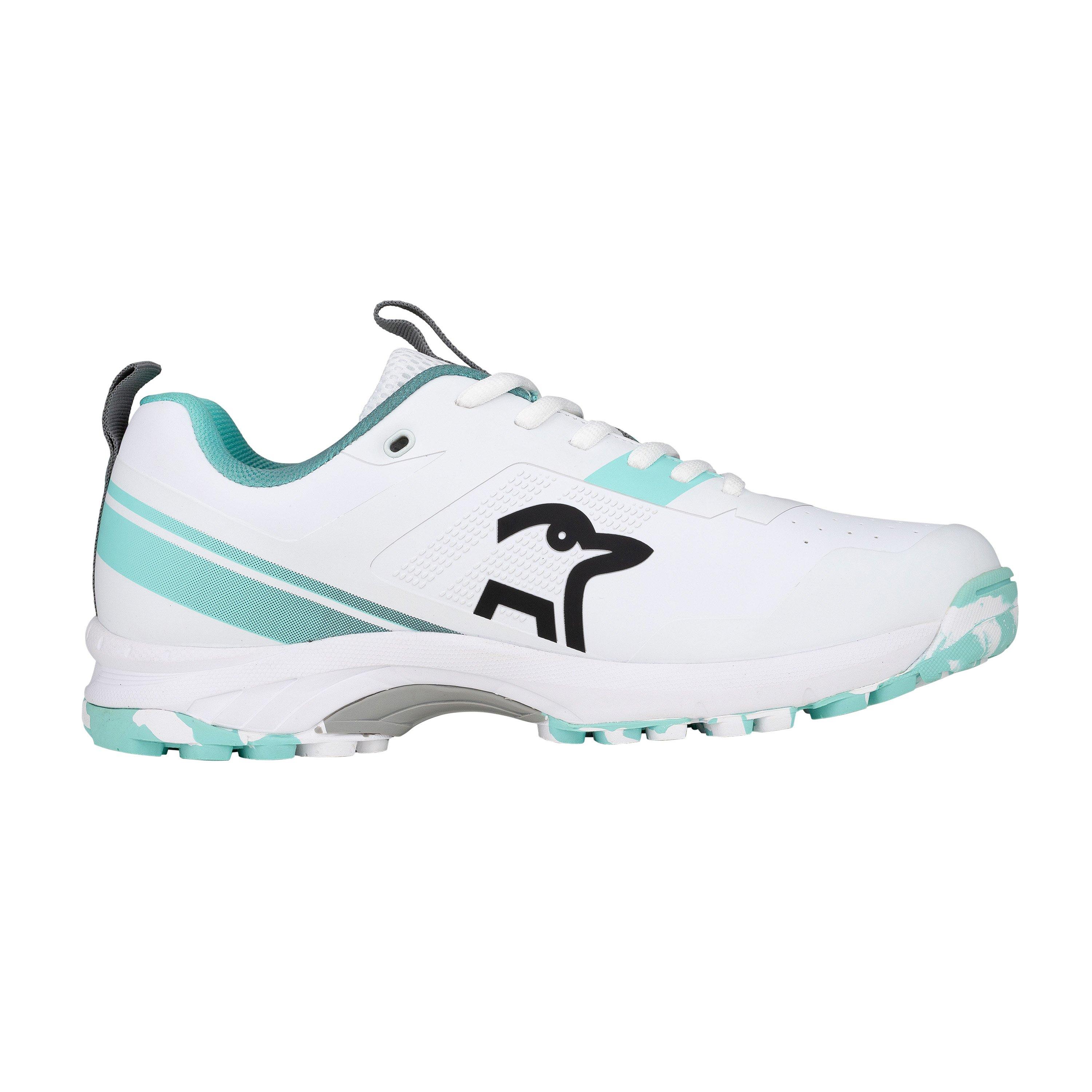 Blanc/Bleu - Kookaburra Sport - Pro 4.0 Cricket Shoe - Rubber Sole - Adult - 3