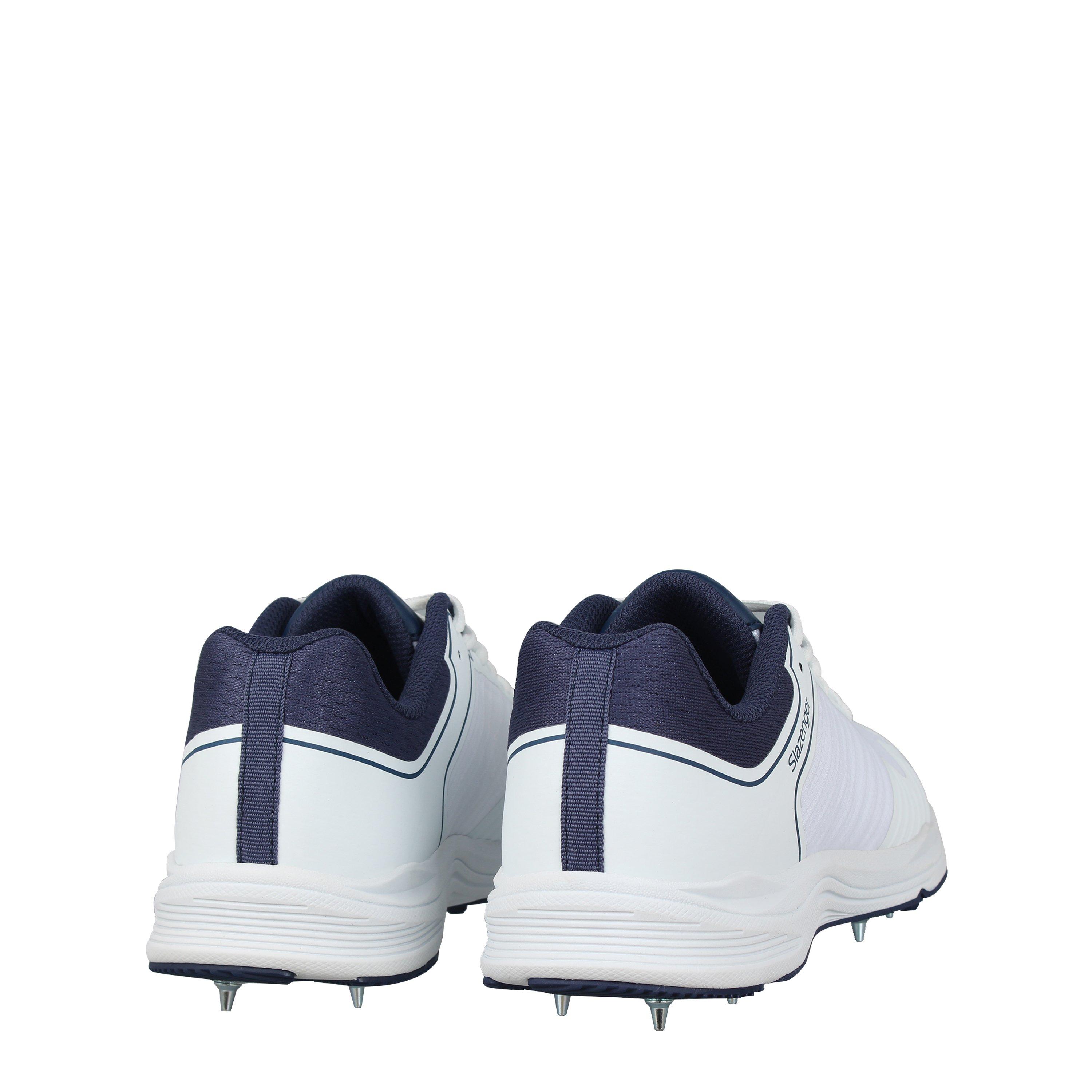 White/Navy - Slazenger - Cricket Spike Mens - 4