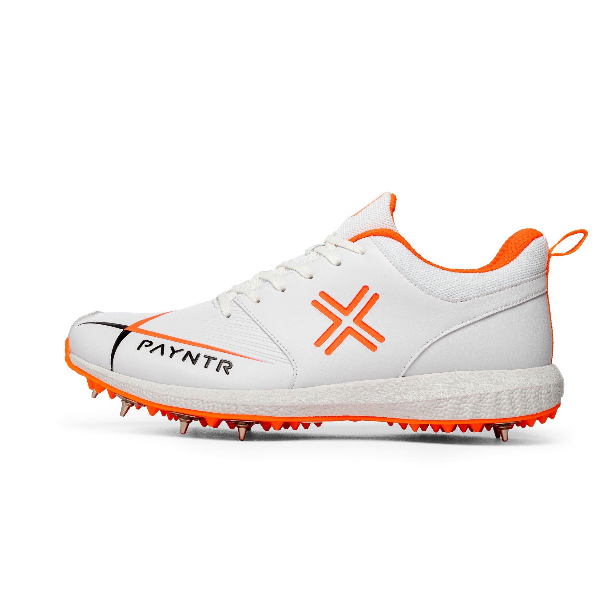 Bijelo/narančasto - Payntr - V Spike Cricket Shoe - 2