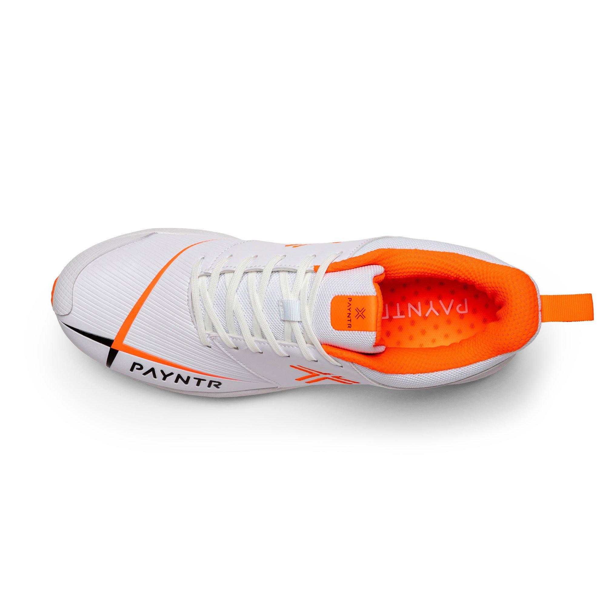 Bijelo/narančasto - Payntr - V Spike Cricket Shoe - 4