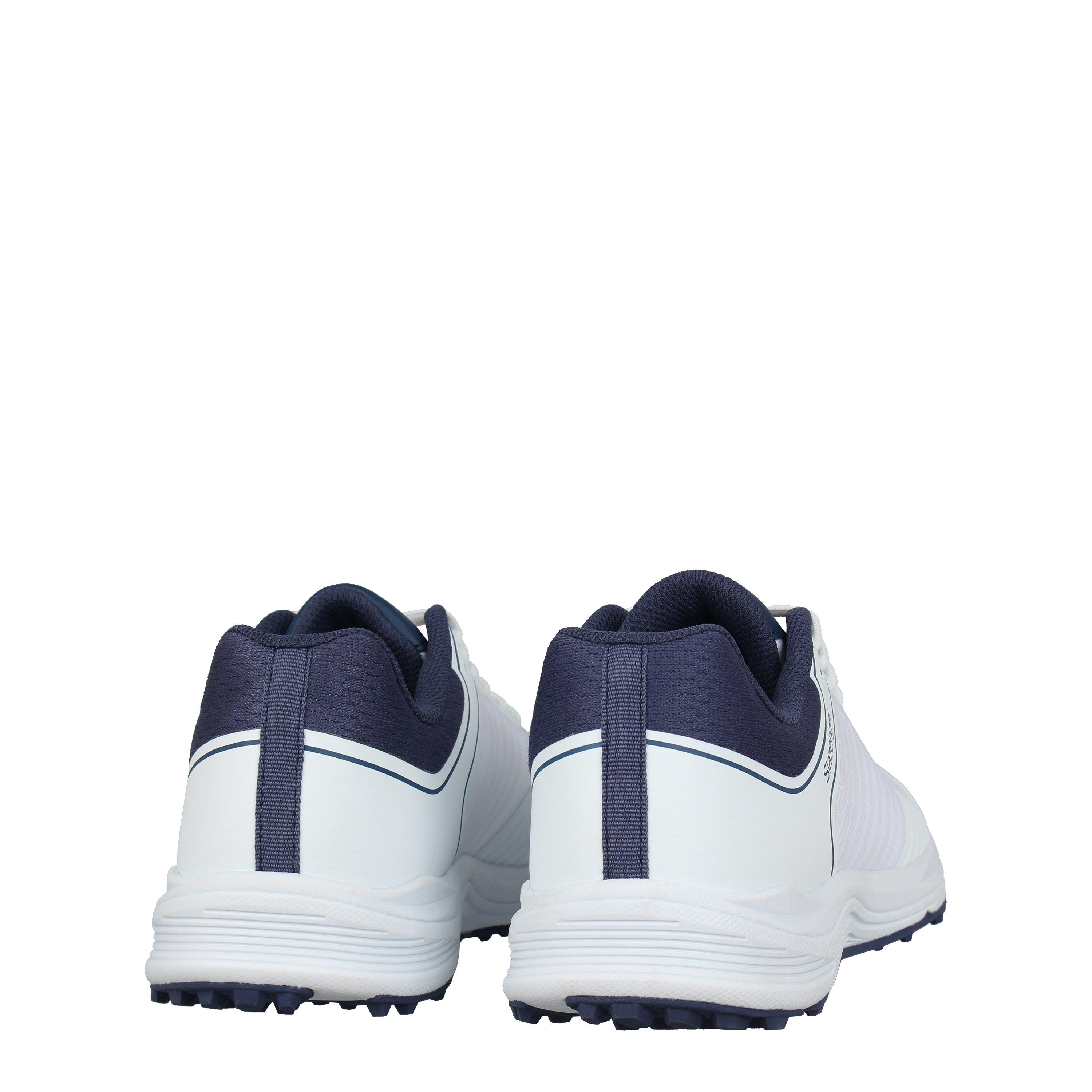 White/Navy - Slazenger - Cricket Shoes Adults - 4