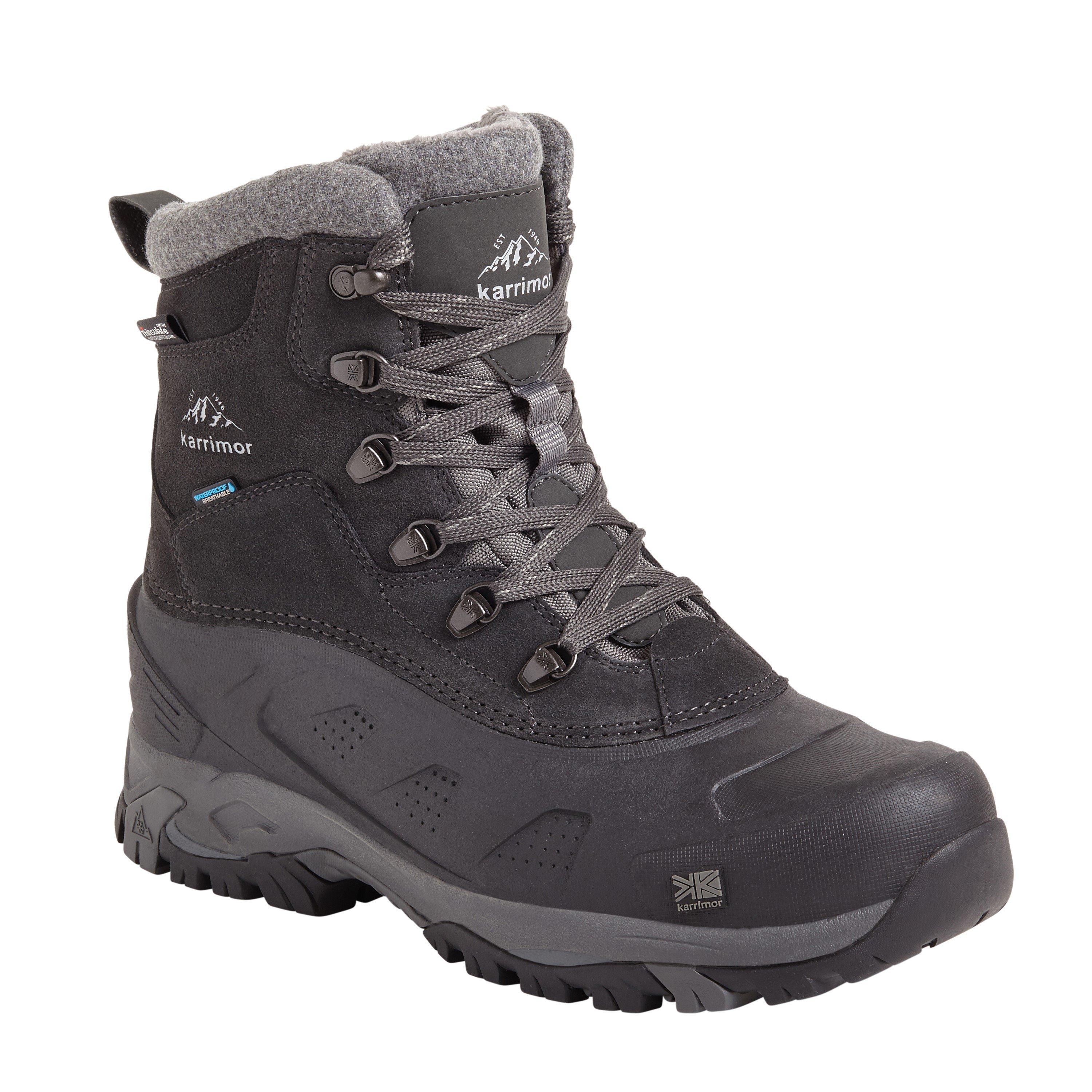 Black - Karrimor - Men's Snowfur Winter Snow Boots - 1