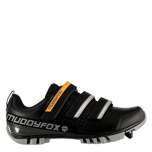 Black/Grey - Muddyfox - MTB100 Mens Cycling Shoes - 1